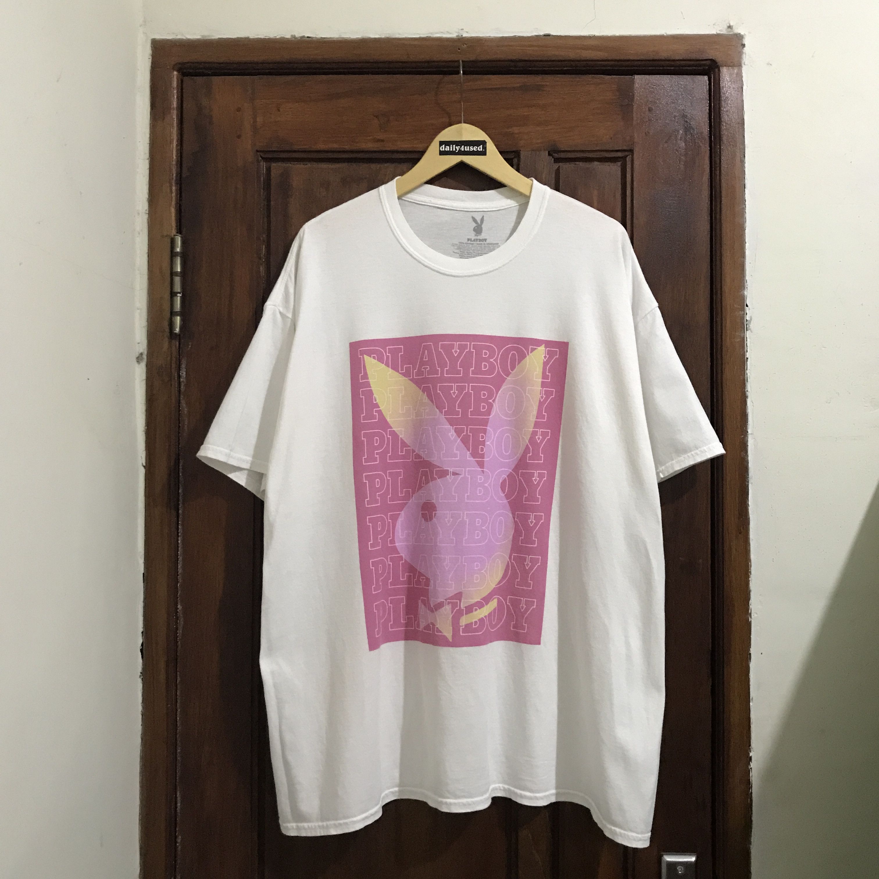 Playboy Playboy Bunny Big Logo T Shirt Size US XL / EU 56 / 4 - 3 Thumbnail