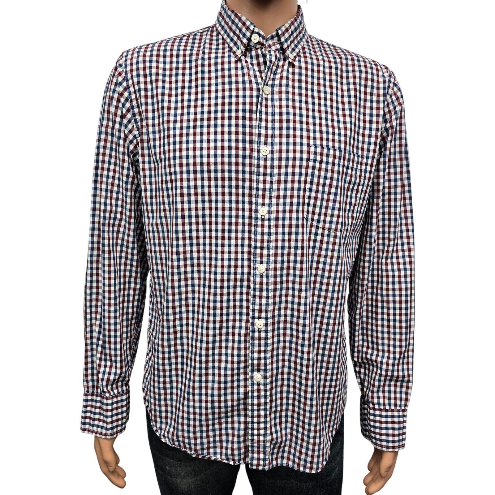 J.Crew J. Crew Shirt Men L Gingham Check Long Sleeve Button Down Size US L / EU 52-54 / 3 - 3 Thumbnail