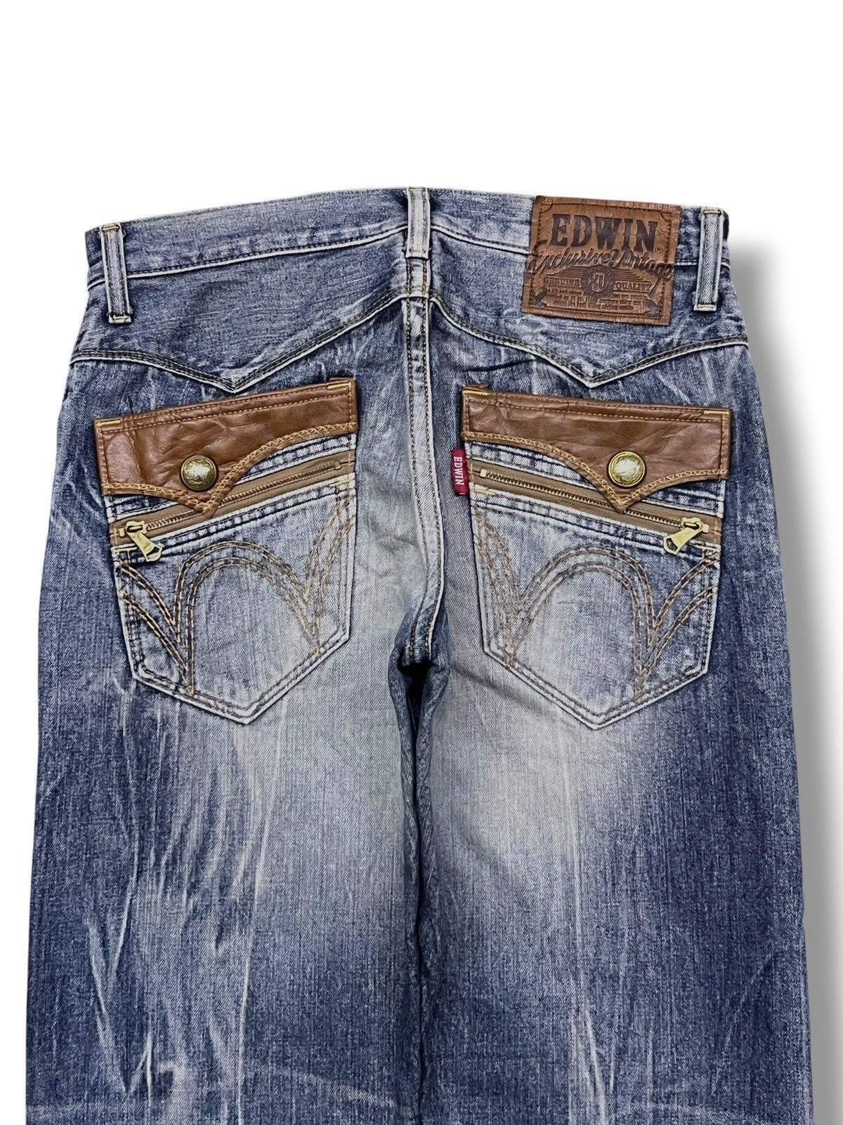 Edwin Baggy Vintage 05 Edwin 404 Exclusive Vintage Japan Size US 34 / EU 50 - 5 Thumbnail