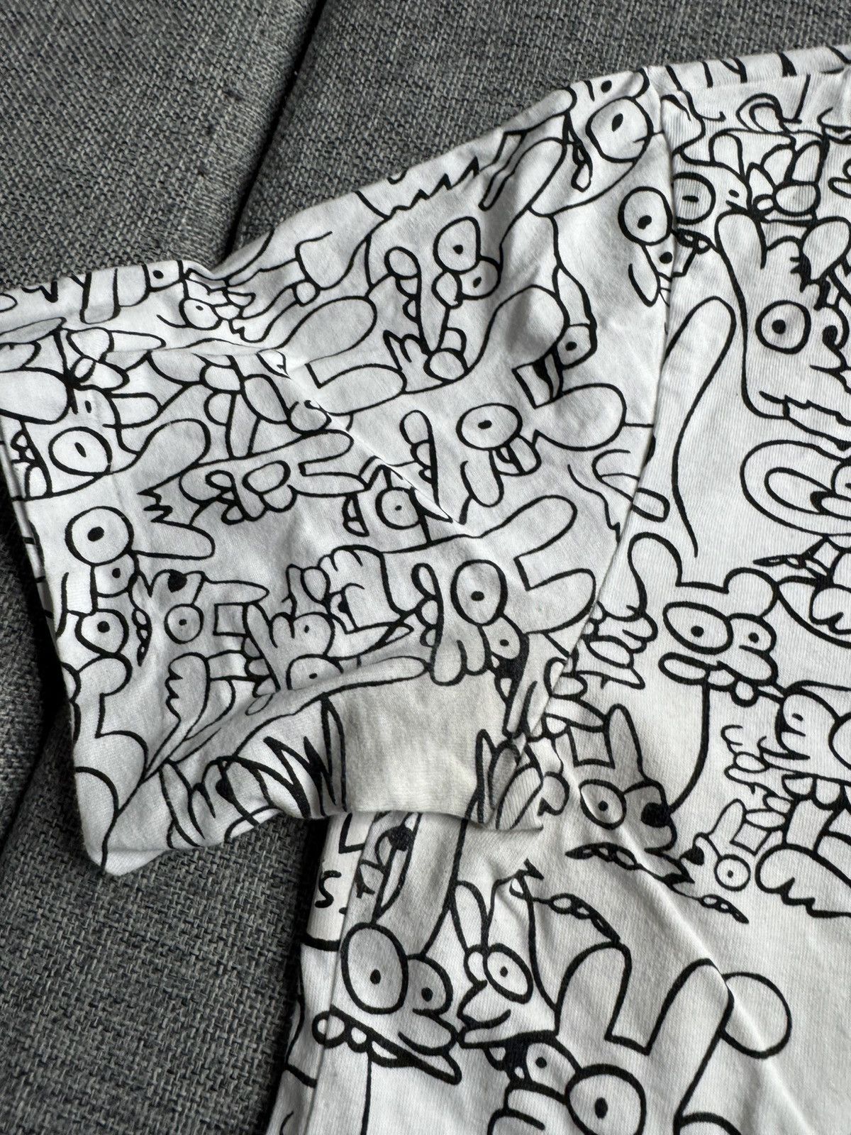 Comme des Garcons × Comme des Garcons PLAY Comme des Garsons Big Logo white T-Shirt M Size US M / EU 48-50 / 2 - 6 Thumbnail