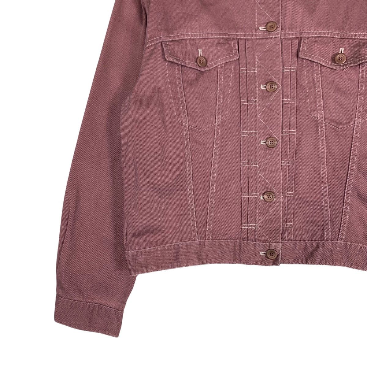 Japanese Brand KETTY Embroidery Big Logo Pink Jacket #1398-C63 Size M / US 6-8 / IT 42-44 - 5 Thumbnail