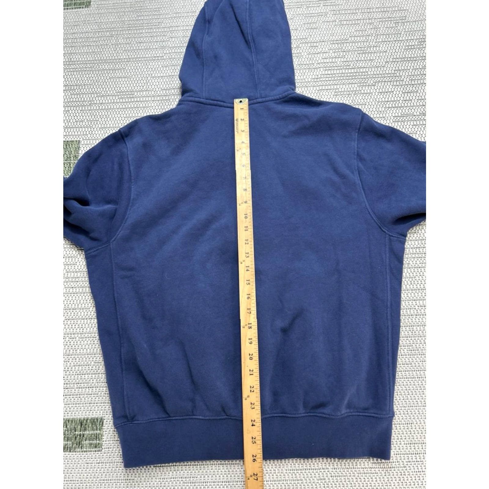 Nike Nike Hoodie Mens Medium Blue Cotton Blend Full Zip Crew Neck Sportswear Fleece Hooded GYM & Training Winter Fall Spring Regular Color Blue Mens Size US M / EU 48-50 / 2 - 7 Thumbnail