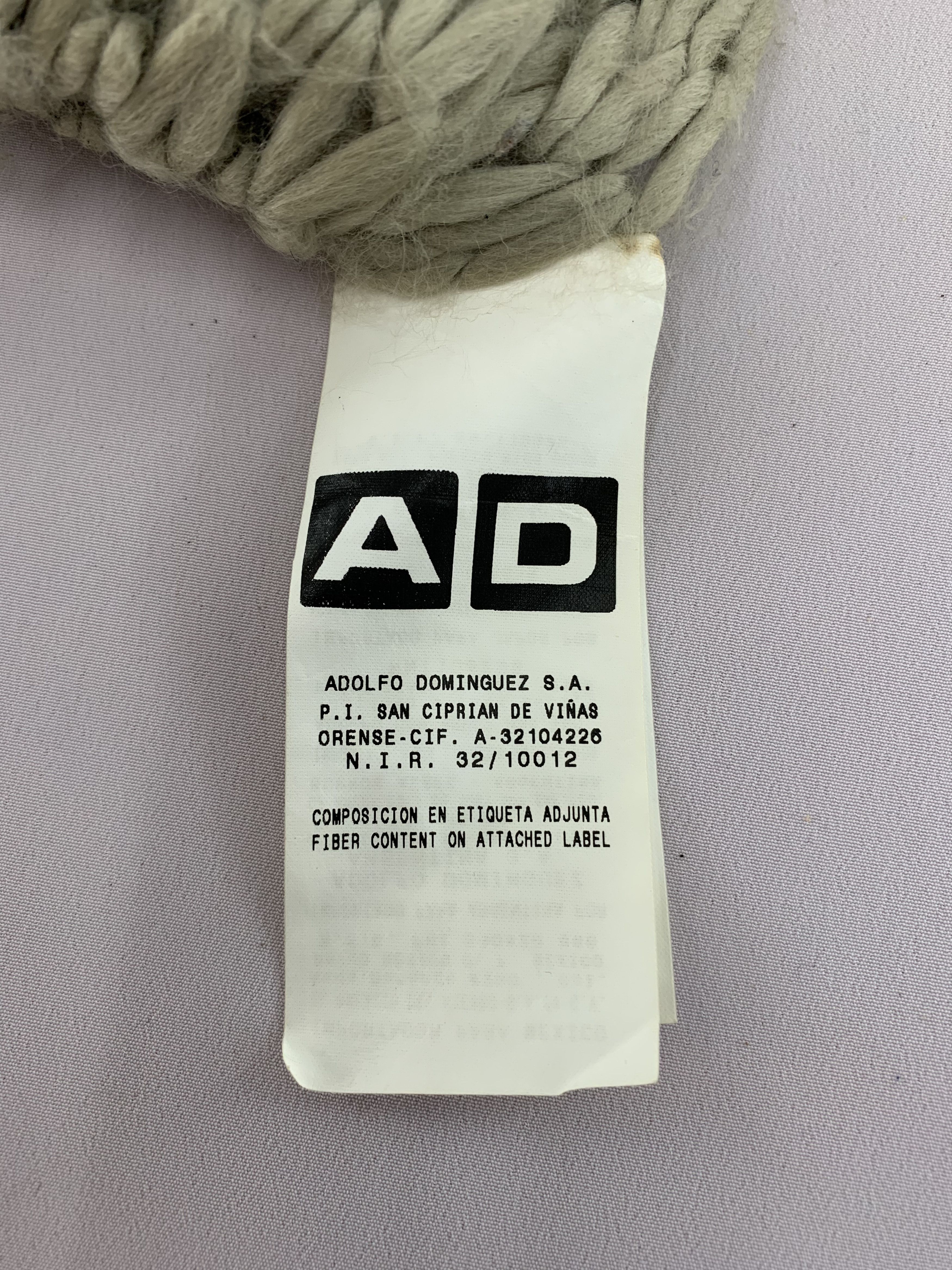 Adolfo Dominguez Adolfo Dominguez Scarf Wool Muffler Neck Wrap BL5195 Size ONE SIZE - 5 Thumbnail