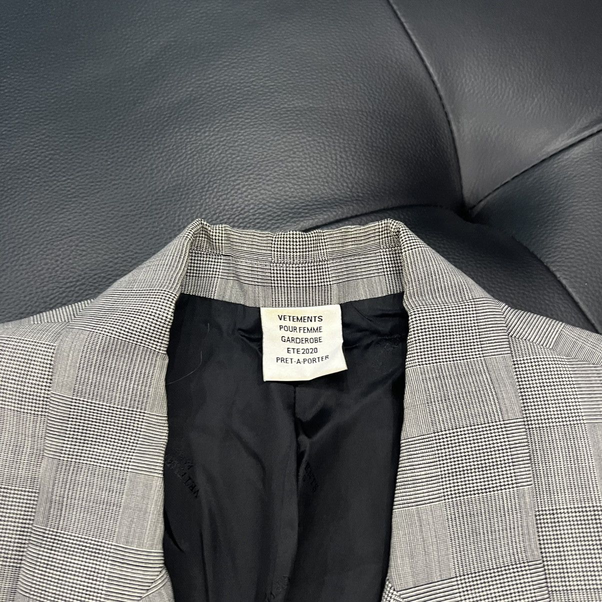 Vetements Vetements SS20 Runway Cut-Out Sleeve Blazer Size 44S - 7 Thumbnail