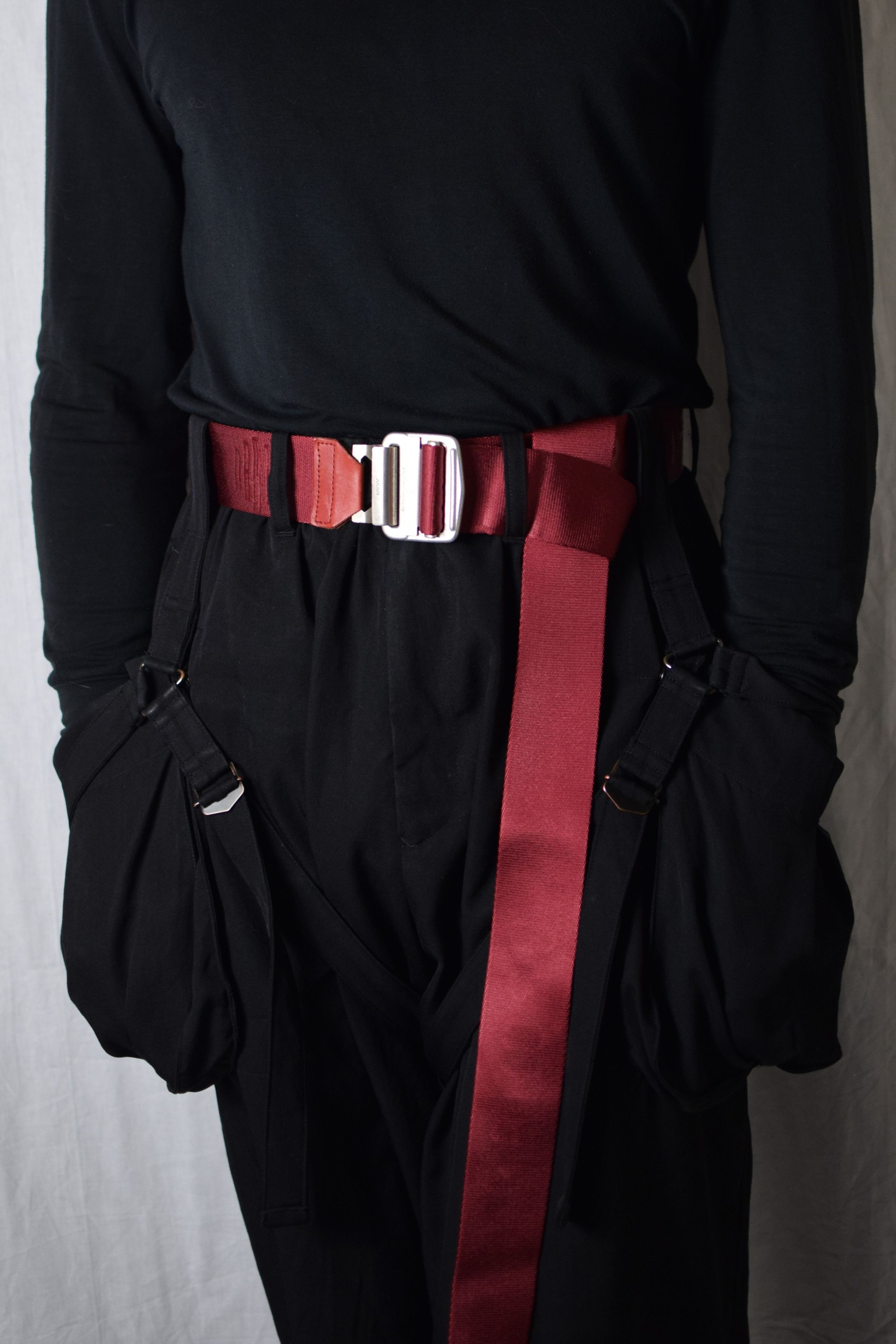 image of Julius Aw17 Neuromantika Red Belt - 597Acu3, Men's