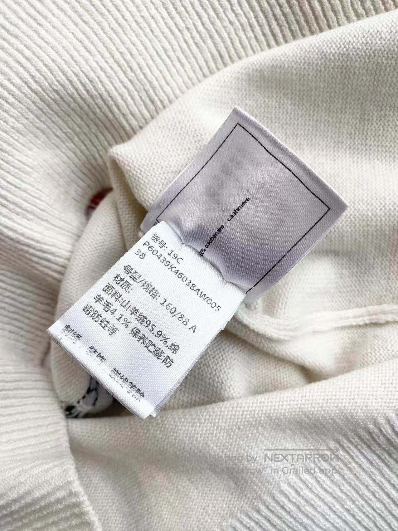 Chanel Chanel Cashmere Logo Knit Sweater| Size XS / US 0-2 / IT 36-38 - 6 Thumbnail