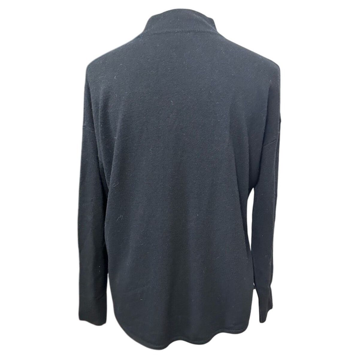 Madewell Madewell Blouse Black Long Sleeve Pullover Mock Neck XS New Size XS / US 0-2 / IT 36-38 - 4 Thumbnail
