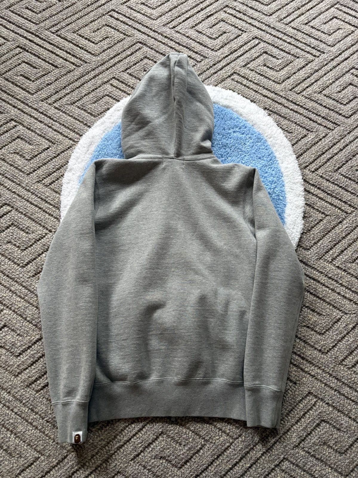 Bape 🦍🎨 BAPE Multicolor Logo Full-Zip Hoodie – Grey Size US S / EU 44-46 / 1 - 3 Thumbnail