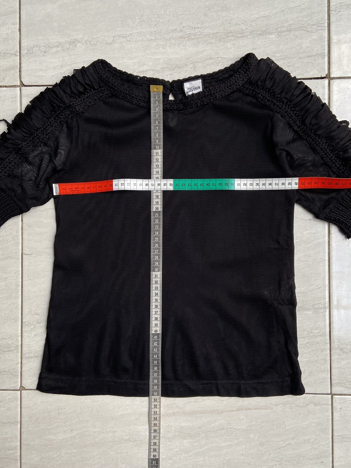 Jean Paul Gaultier JEAN PAUL GAULTIER Black T-shirt Size S / US 4 / IT 40 - 7 Thumbnail