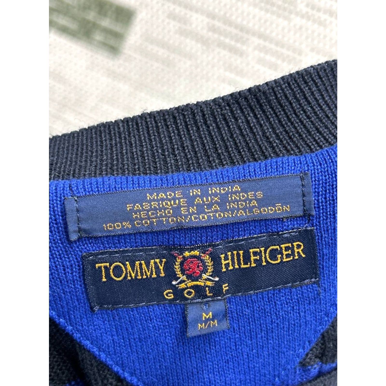 Tommy Hilfiger Tommy Hilfiger Golf Sweater Mens M Multicolor Striped Cable Knit Crew Neck Pullover Seasonal Outdoor Casual Athletic Size US M / EU 48-50 / 2 - 4 Thumbnail