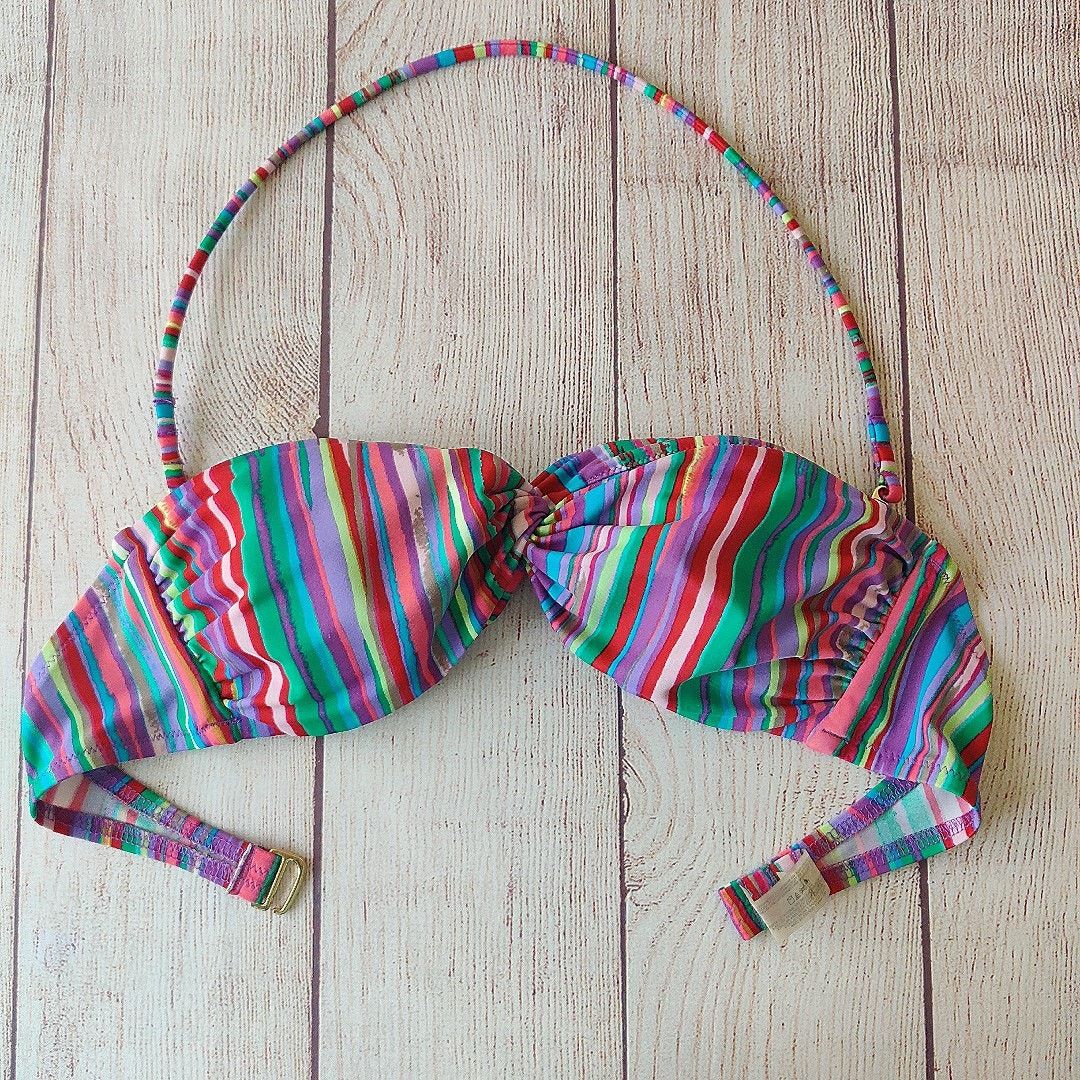 Victoria's Secret Victoria's Secret striped knotted bikini top sz XS Size ONE SIZE - 5 Thumbnail