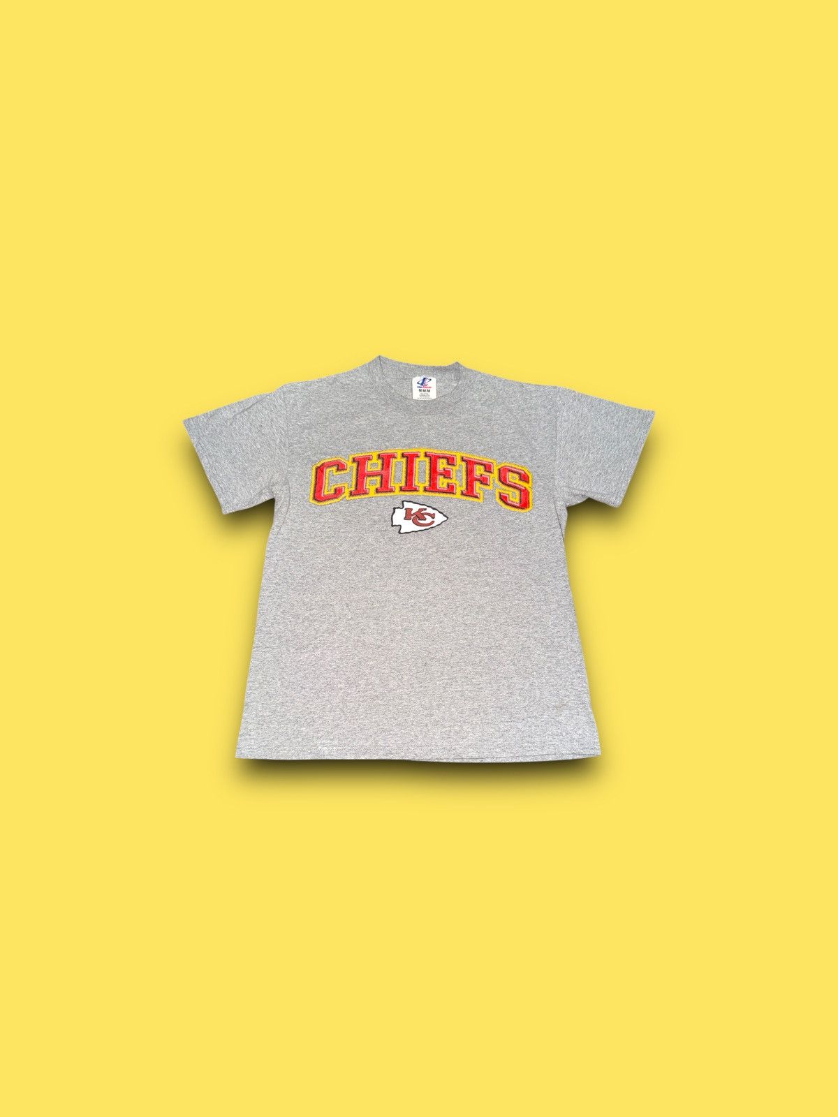 Logo Athletic Vintage Kansas City chiefs logo athletic t-shirt grey Size US M / EU 48-50 / 2 - 2 Thumbnail