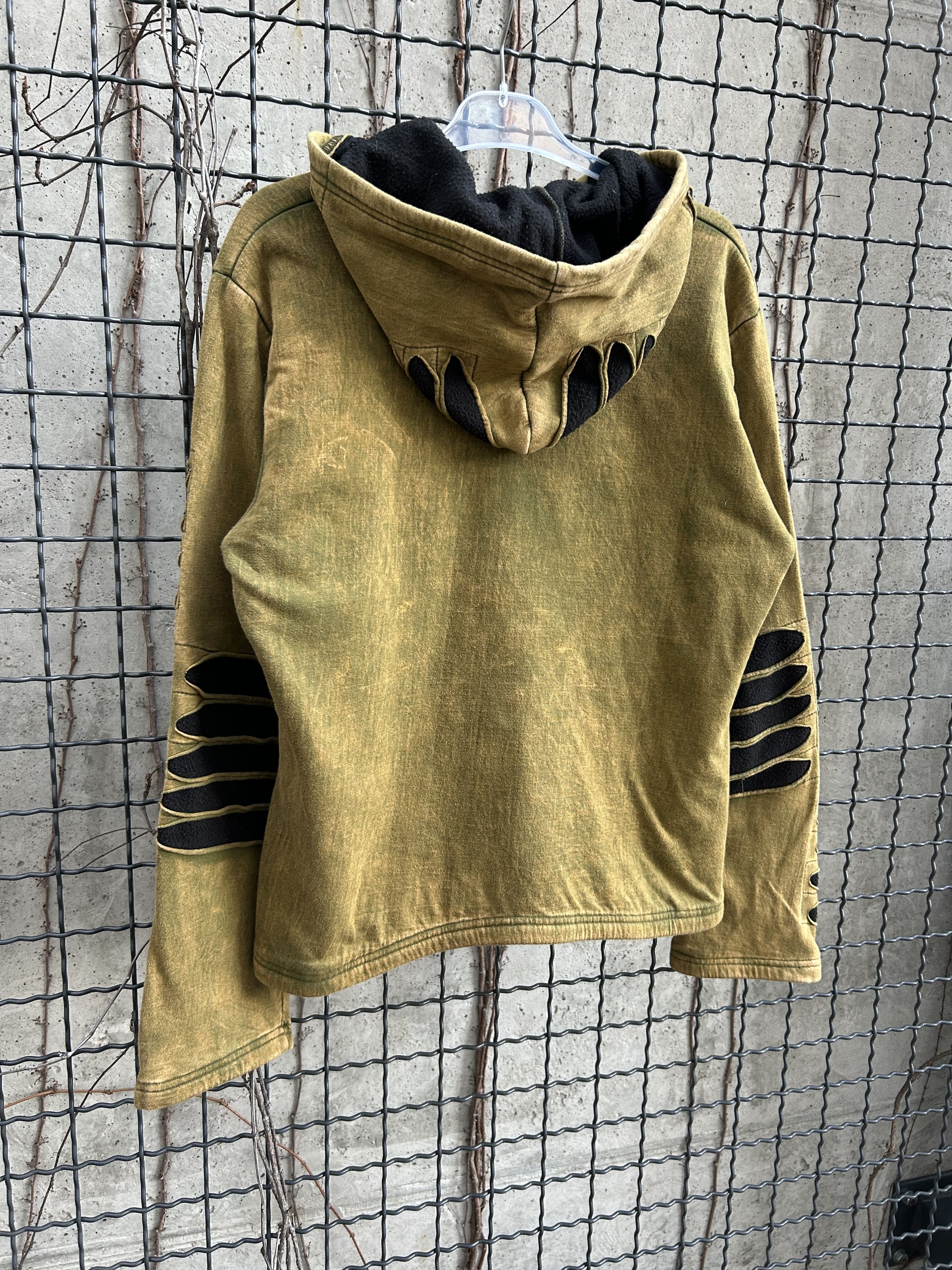 Vintage Vintage Y2K Avant Garde Nepal Patchwork Zip Up Hoodie Size US L / EU 52-54 / 3 - 10 Thumbnail