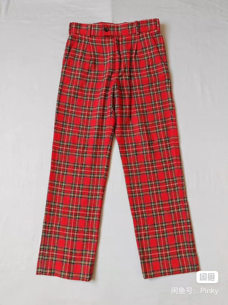 Gucci Gucci Men's wool plaid casual pants 2501-Nextarrow Size US 28 / EU 44 - 1 Thumbnail