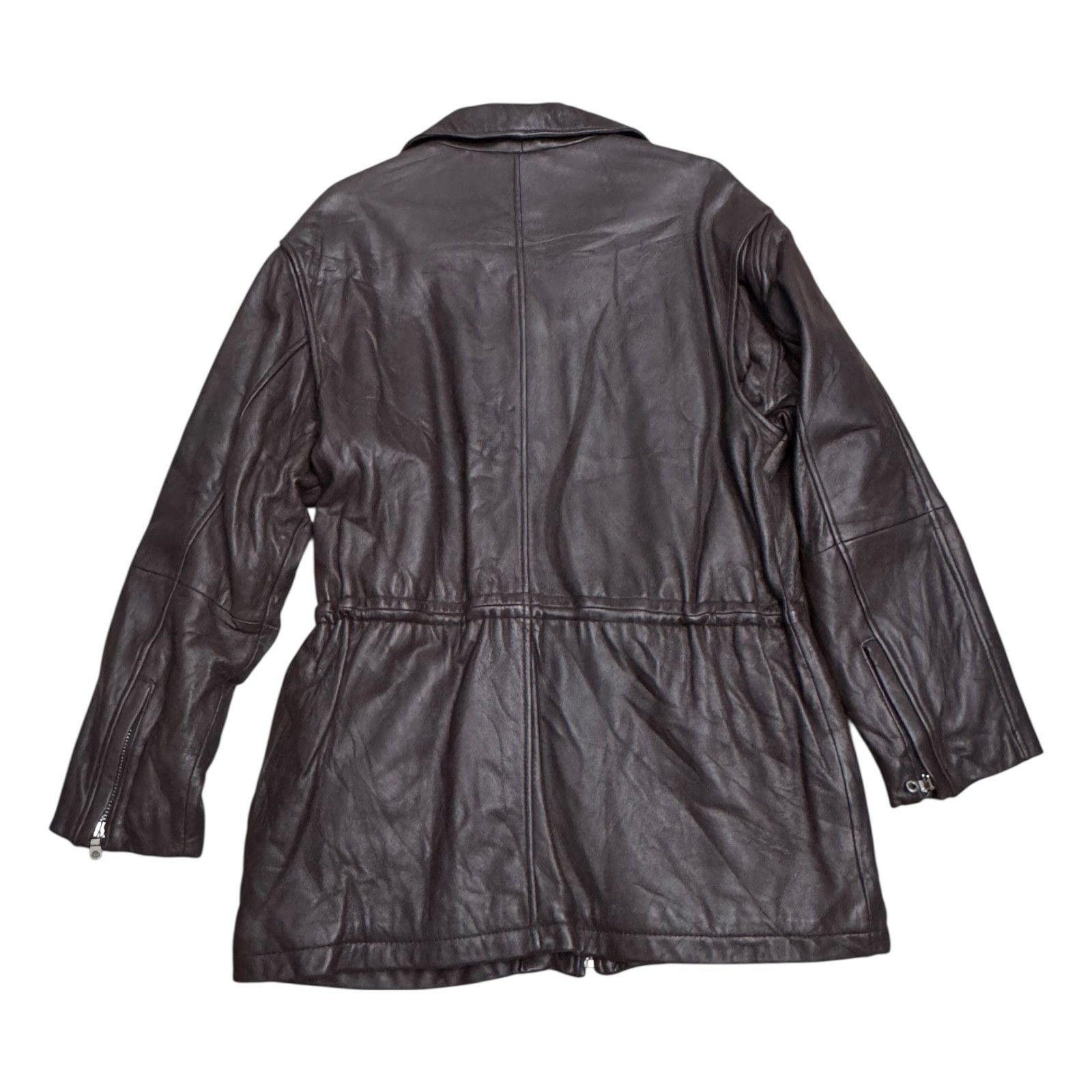 Andrew Marc ANDREW MARC LEATHER Luxury Designer Business Coat Large Size US L / EU 52-54 / 3 - 4 Thumbnail