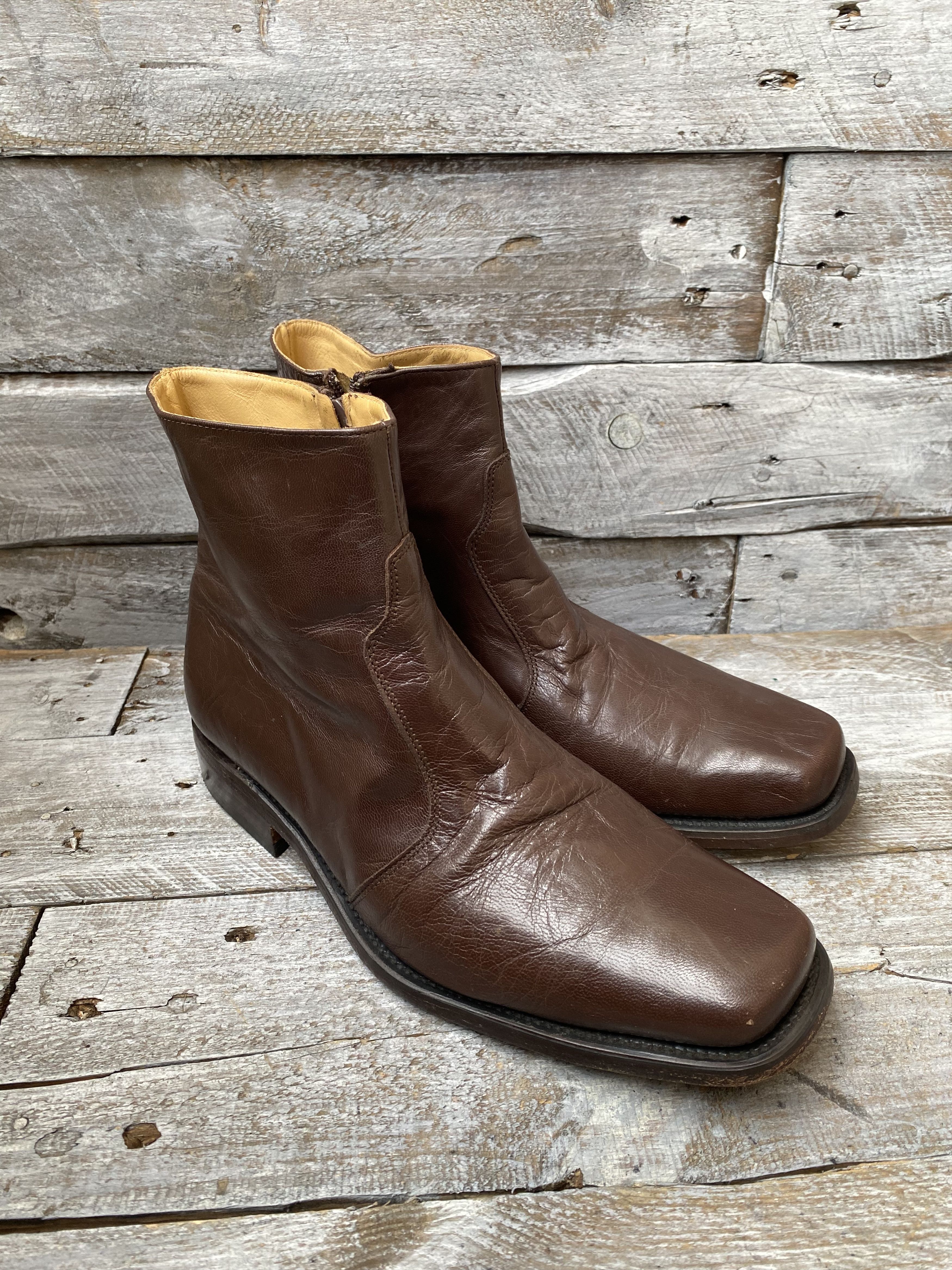 Crockett & Jones Crockett and jones brown leather boots sz42 Size US 9 / EU 42 - 2 Thumbnail