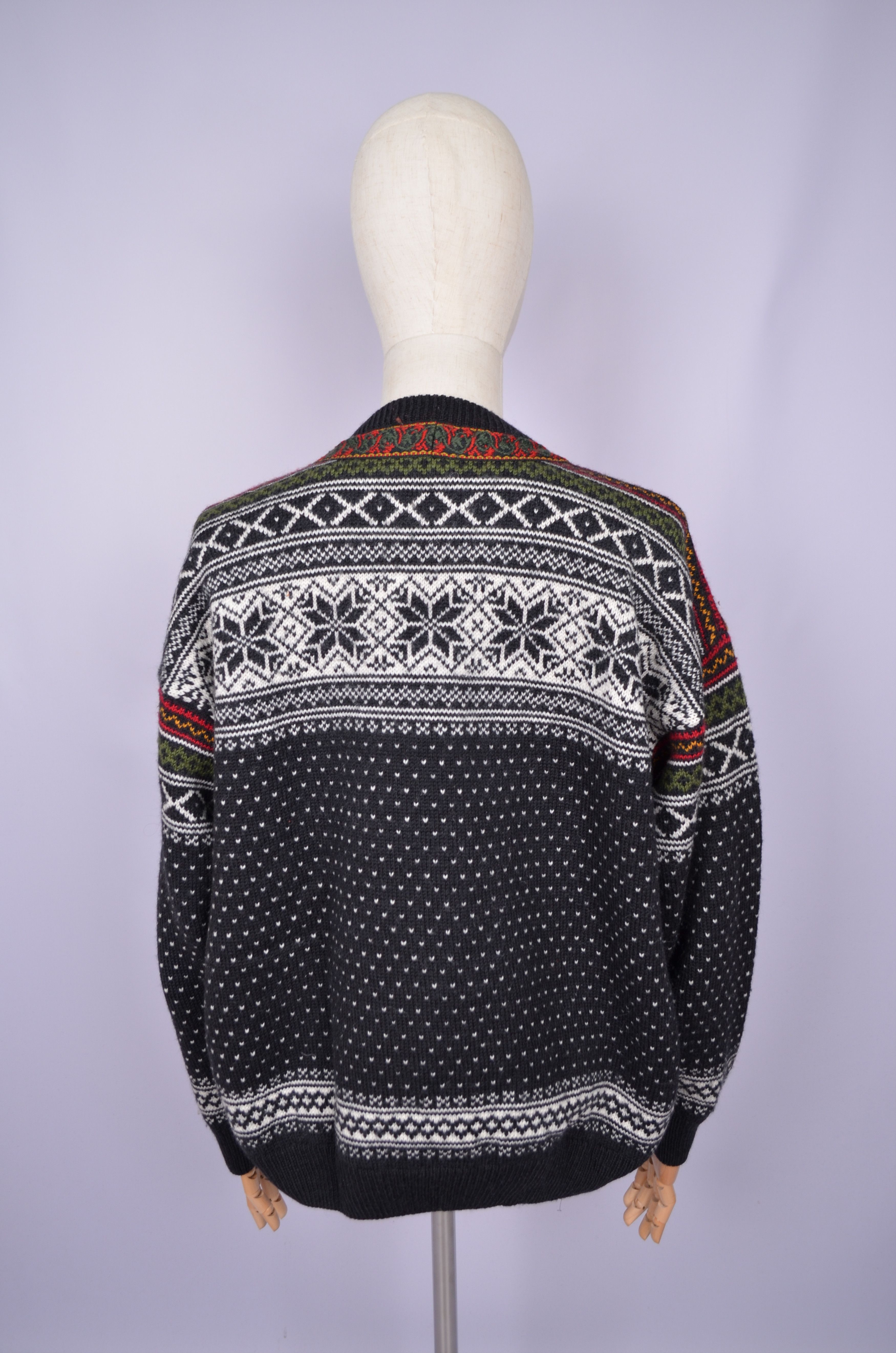 Designer × Norwool Norwool Pure New Wool Sweater Fair Isle Crew Neck Size XL Size US XL / EU 56 / 4 - 7 Thumbnail