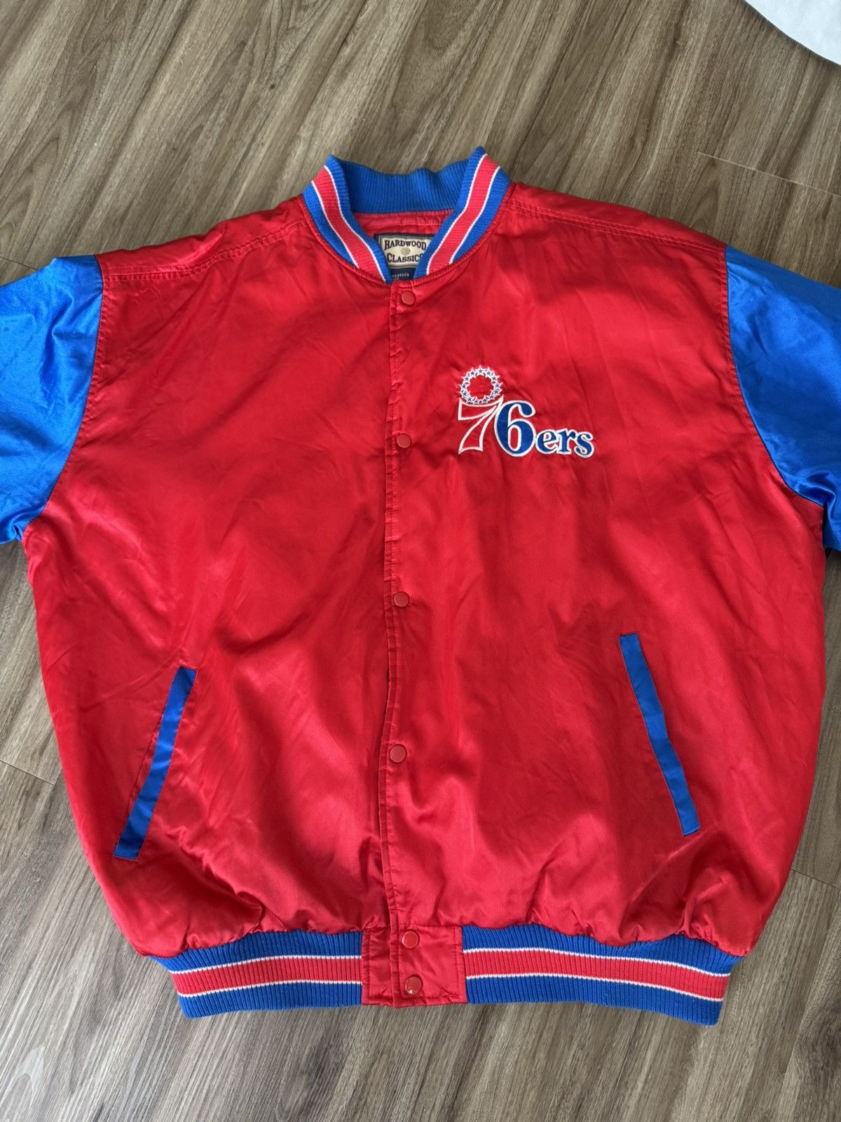 Mitchell & Ness Vintage Hardwood Classics Philadelphia 76ers sixers jacket Size US XL / EU 56 / 4 - 2 Thumbnail