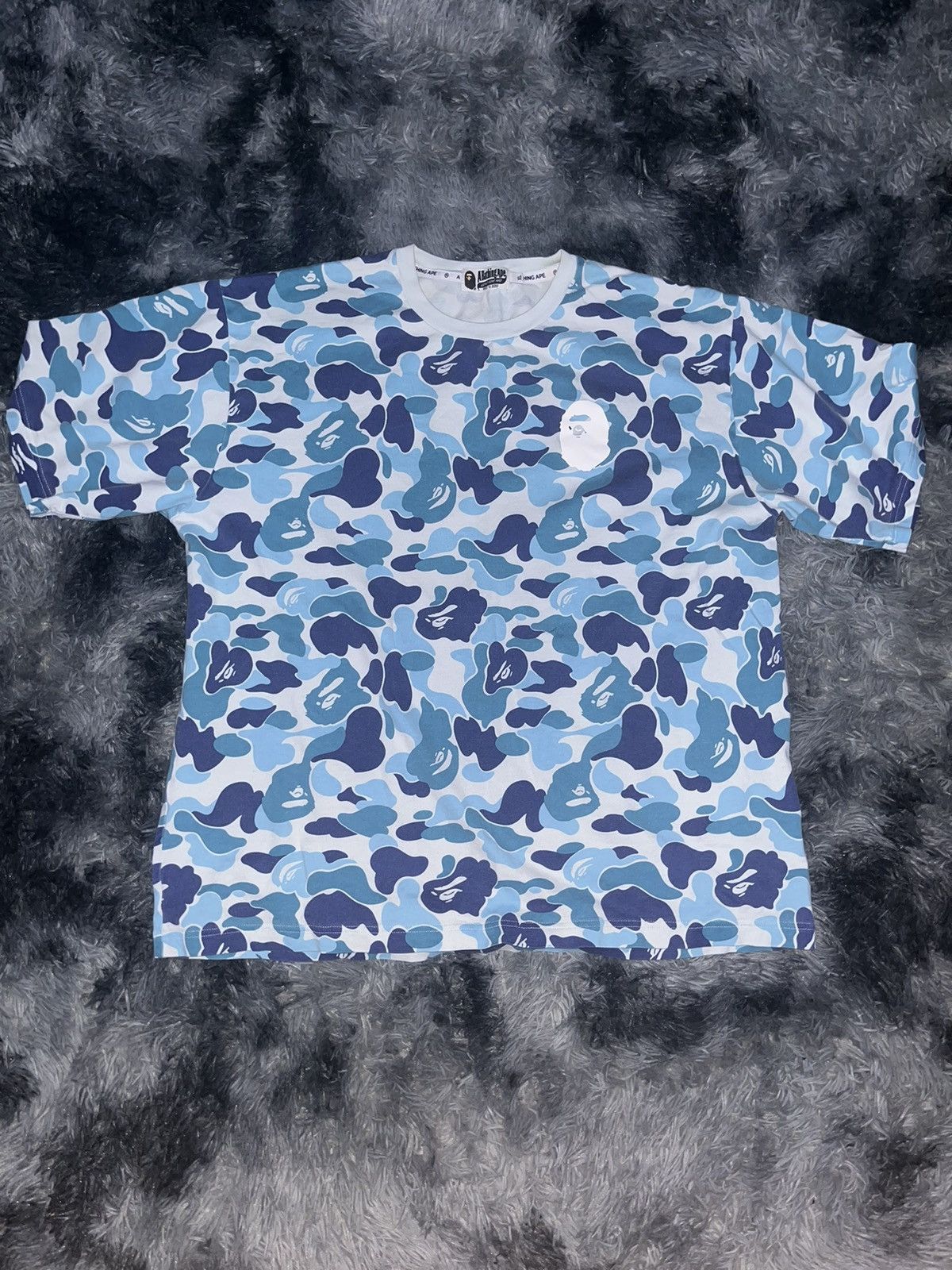 Bape ABC Camo Ape Head Relaxed Fit Tee | Grailed