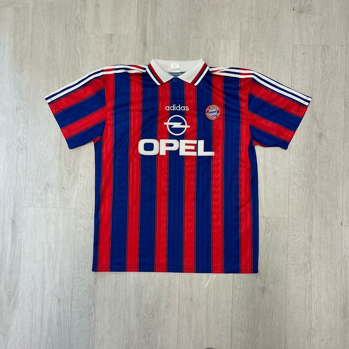 Adidas Bayern Munchen 1995/1997 away jersey #7 Scholl Size US XL / EU 56 / 4 - 1 Thumbnail