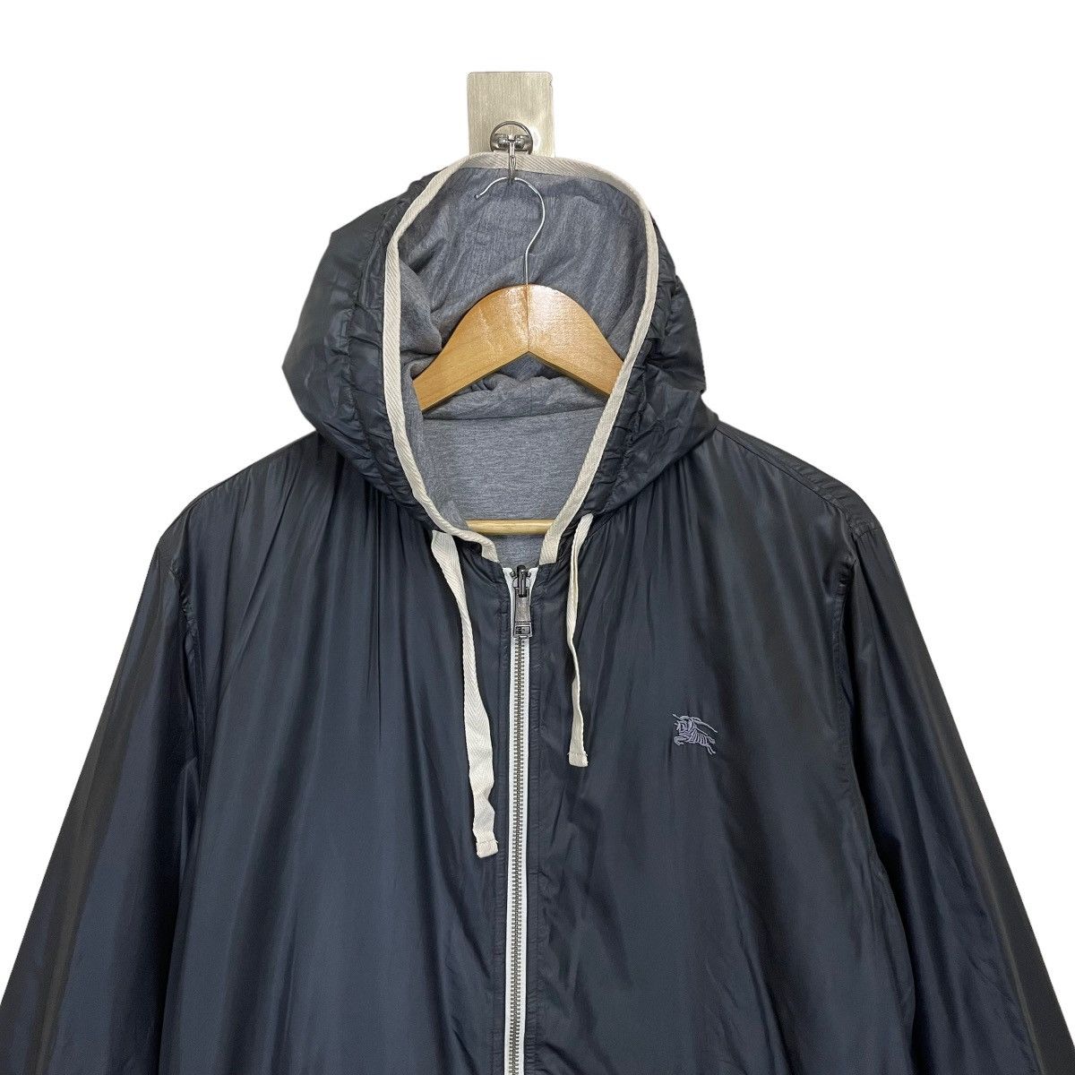 Burberry × Designer Vintage Burberry Black Label Reversible Hoodie Size US M / EU 48-50 / 2 - 6 Thumbnail