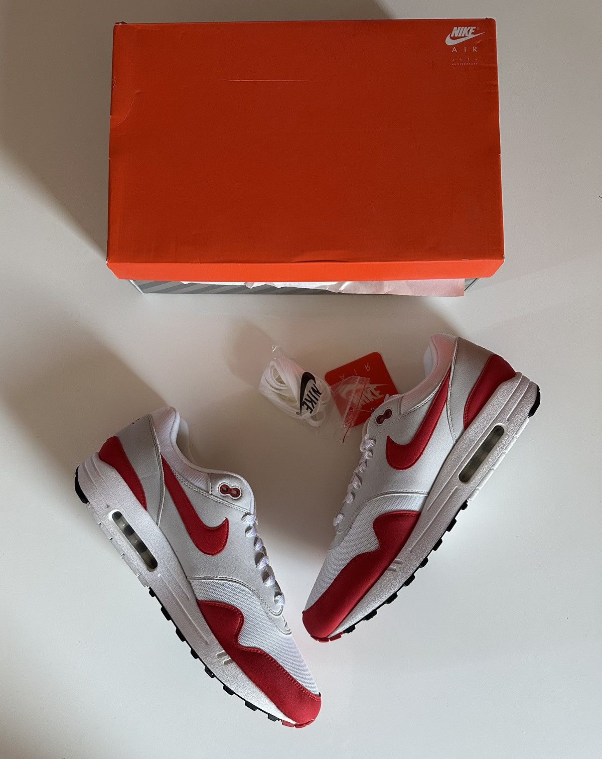 Nike Nike Air Max 1 Anniversary Red Size US 14 / EU 47 - 3 Thumbnail
