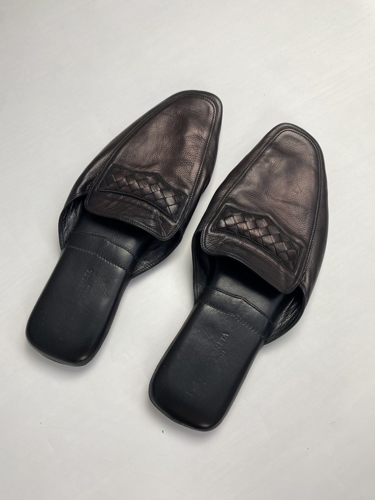 Bottega Veneta Bottega Veneta Leather Mules Size US 11 / EU 44 - 2 Thumbnail