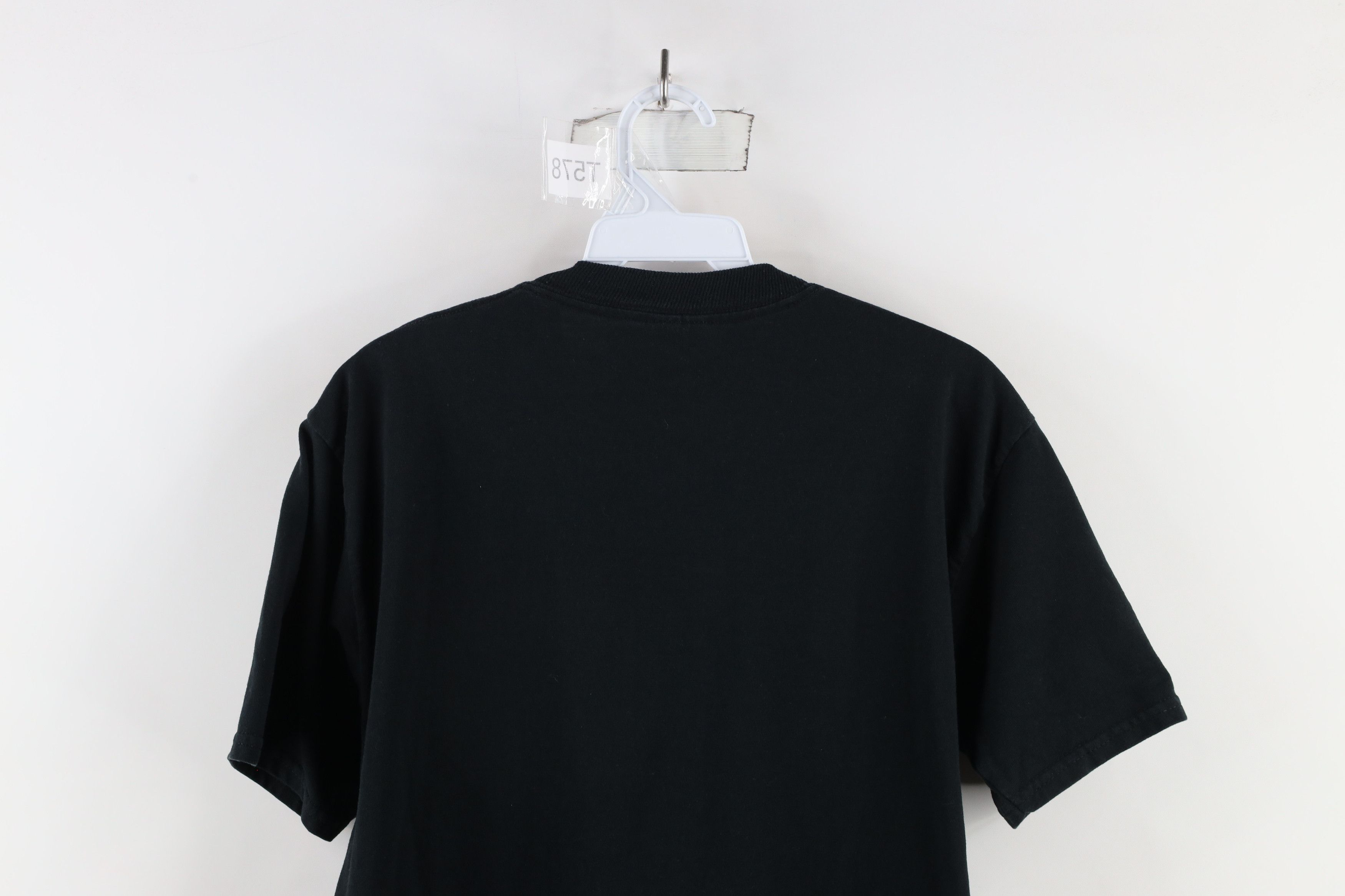 Vintage Vintage 90s Streetwear Blank Heavyweight T-Shirt Black Size US M / EU 48-50 / 2 - 7 Thumbnail