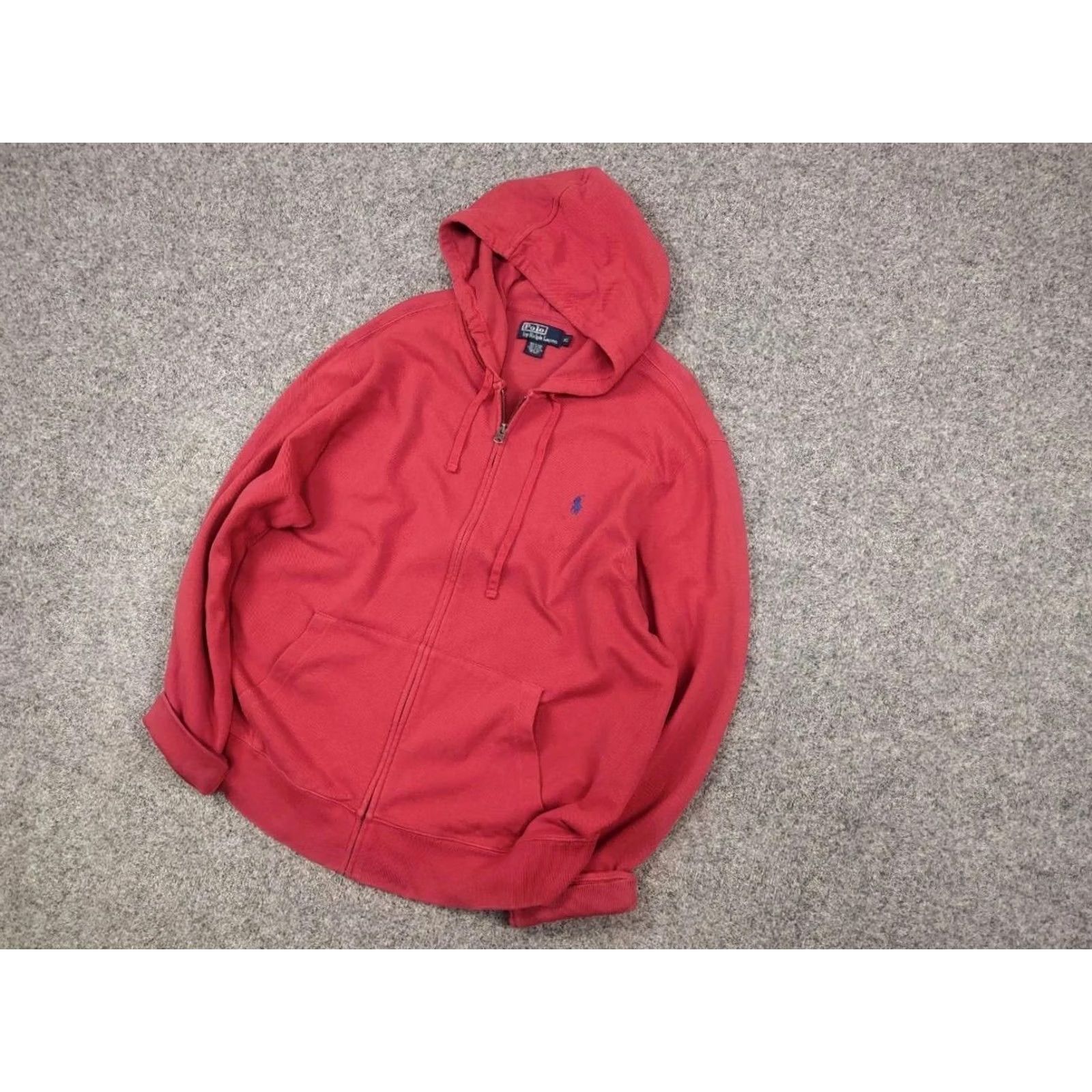 Polo Ralph Lauren Polo Ralph Lauren Vintage Red Zip Hoodie Hoodie XL Red USA Polo Ralph Lauren Vintage Zip Hoodie XL Red USA Size US XL / EU 56 / 4 - 4 Thumbnail