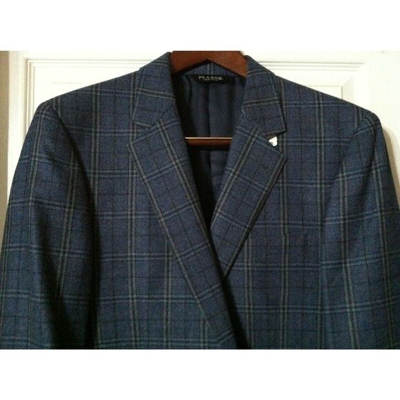 Jos. A. Bank JOS.A.BANK MENS NEW 100%WOOL SPORT COAT JACKET BLAZER 40L Size 40L - 2 Thumbnail