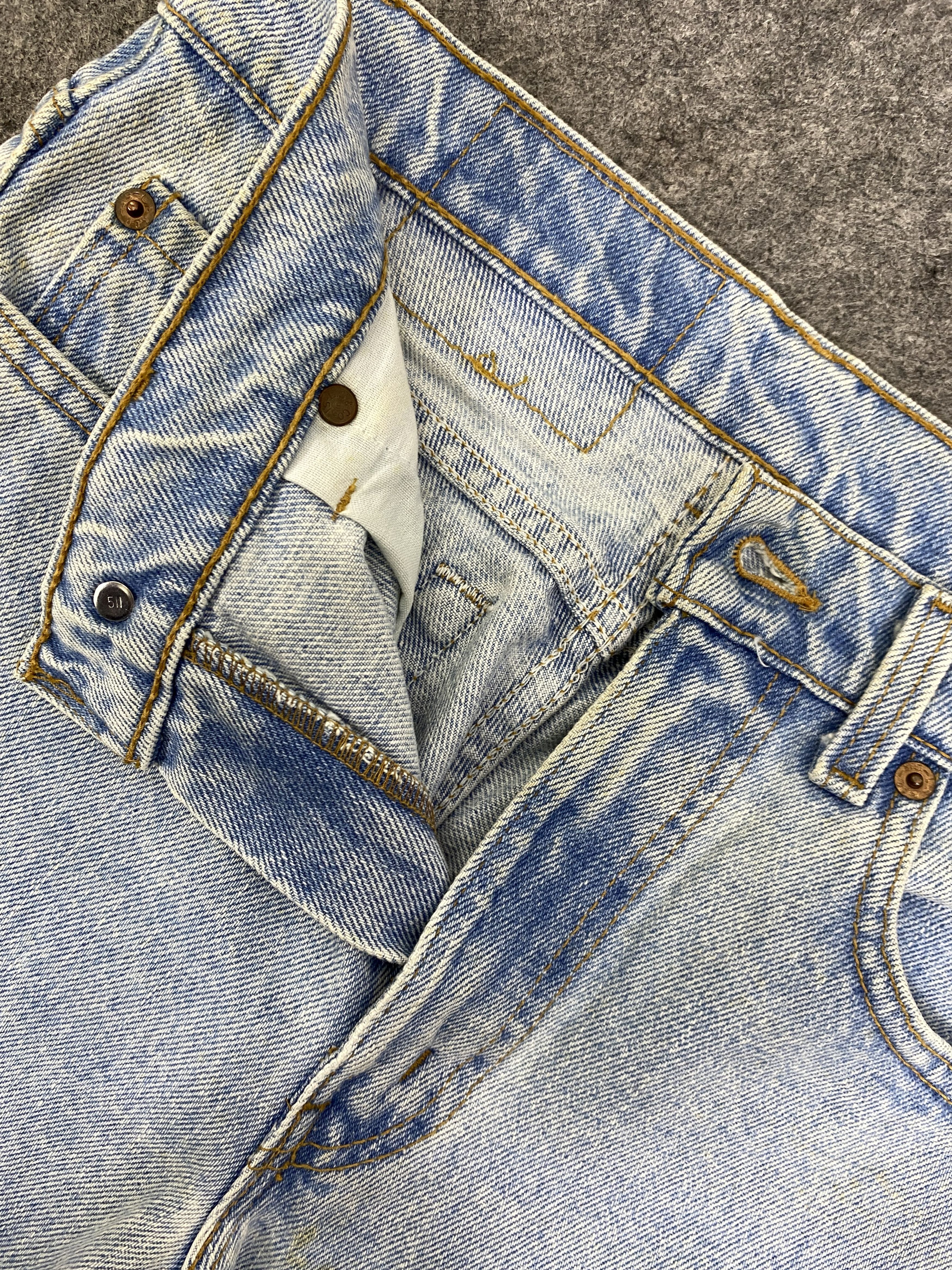 Levi's Light Blue Wash Vintage Levis 505 USA Jeans 28x29 - JN3161 Size US 28 / EU 44 - 7 Thumbnail