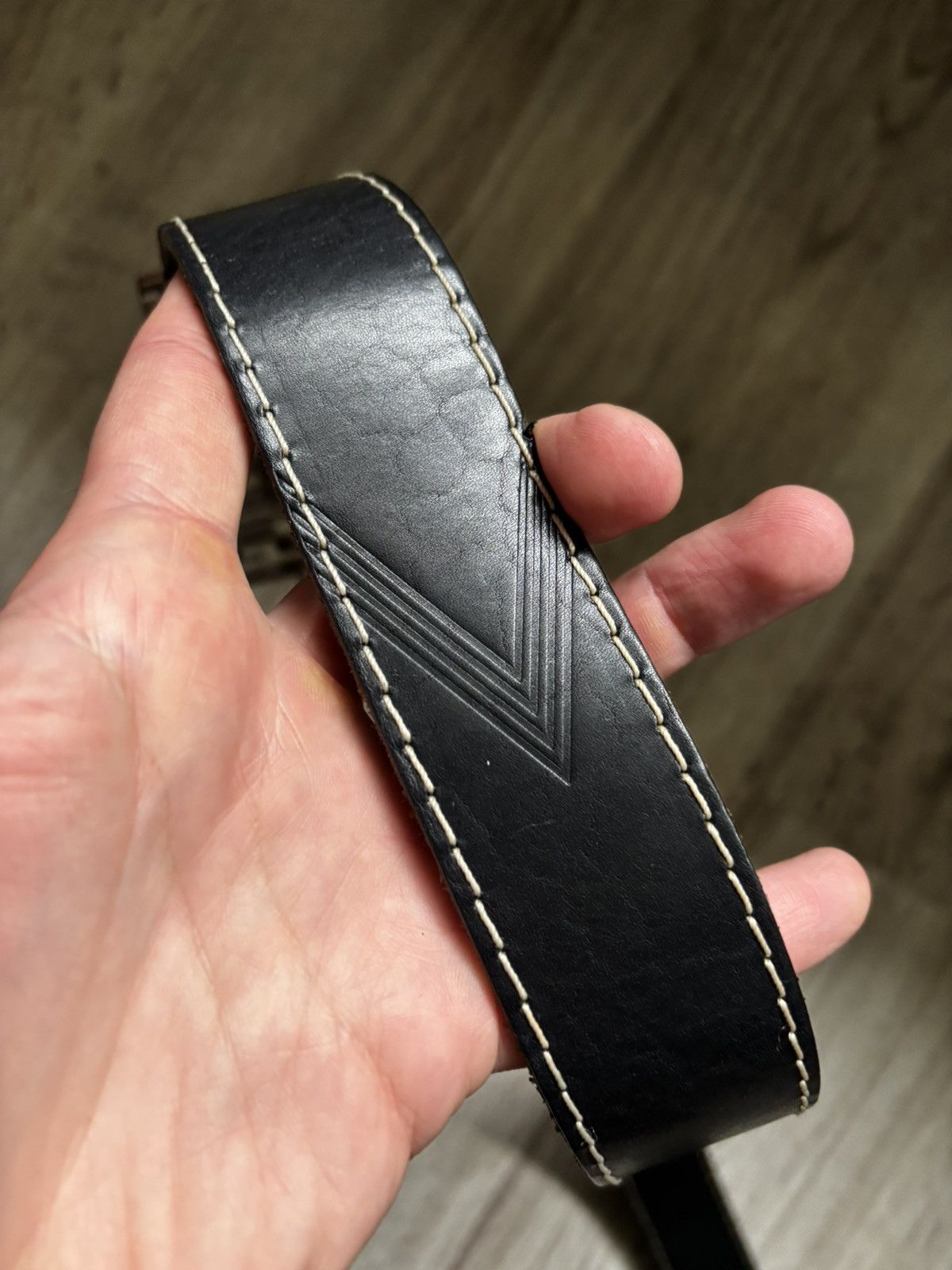 Jean Paul Gaultier Jean Paul Gaultier Black Leather Belt vintage Size ONE SIZE - 17 Thumbnail