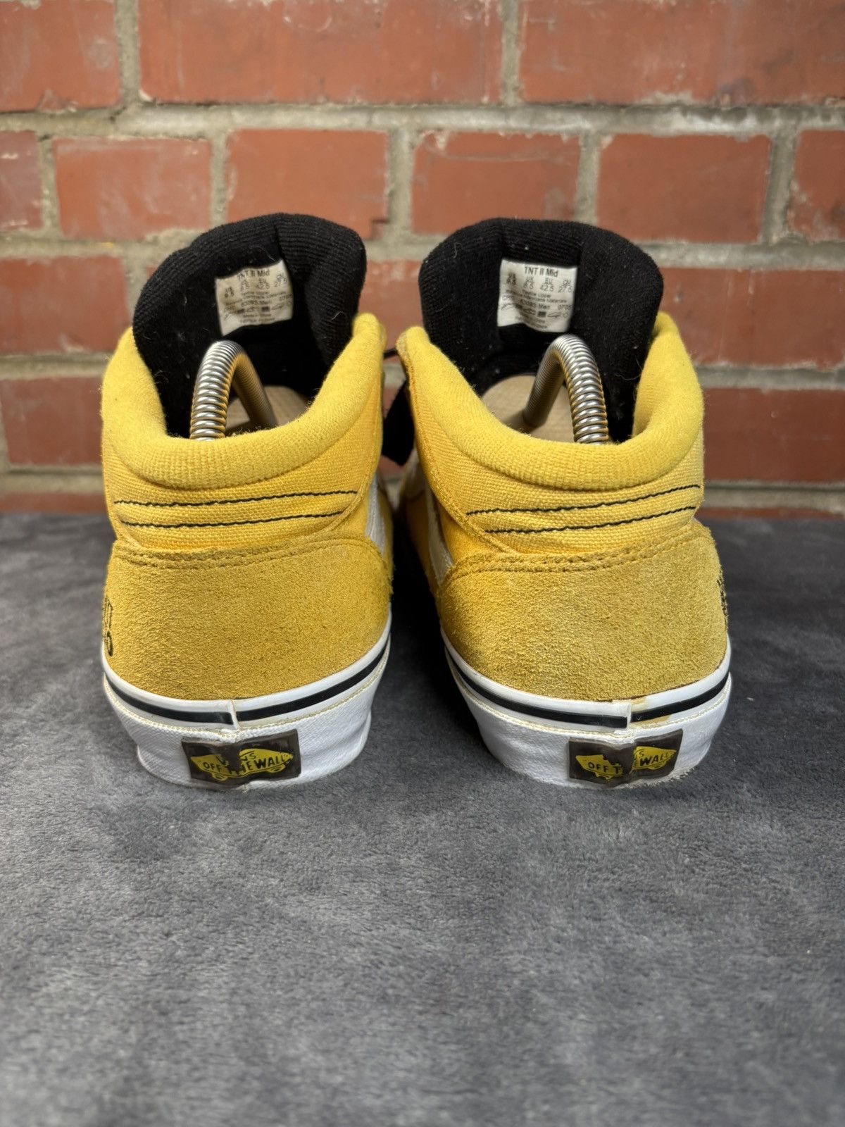 Vans Vintage Y2k Yellow Vans TNT II Mid Shoes Anti Hero Sz 9.5 Size US 9.5 / EU 42-43 - 4 Thumbnail