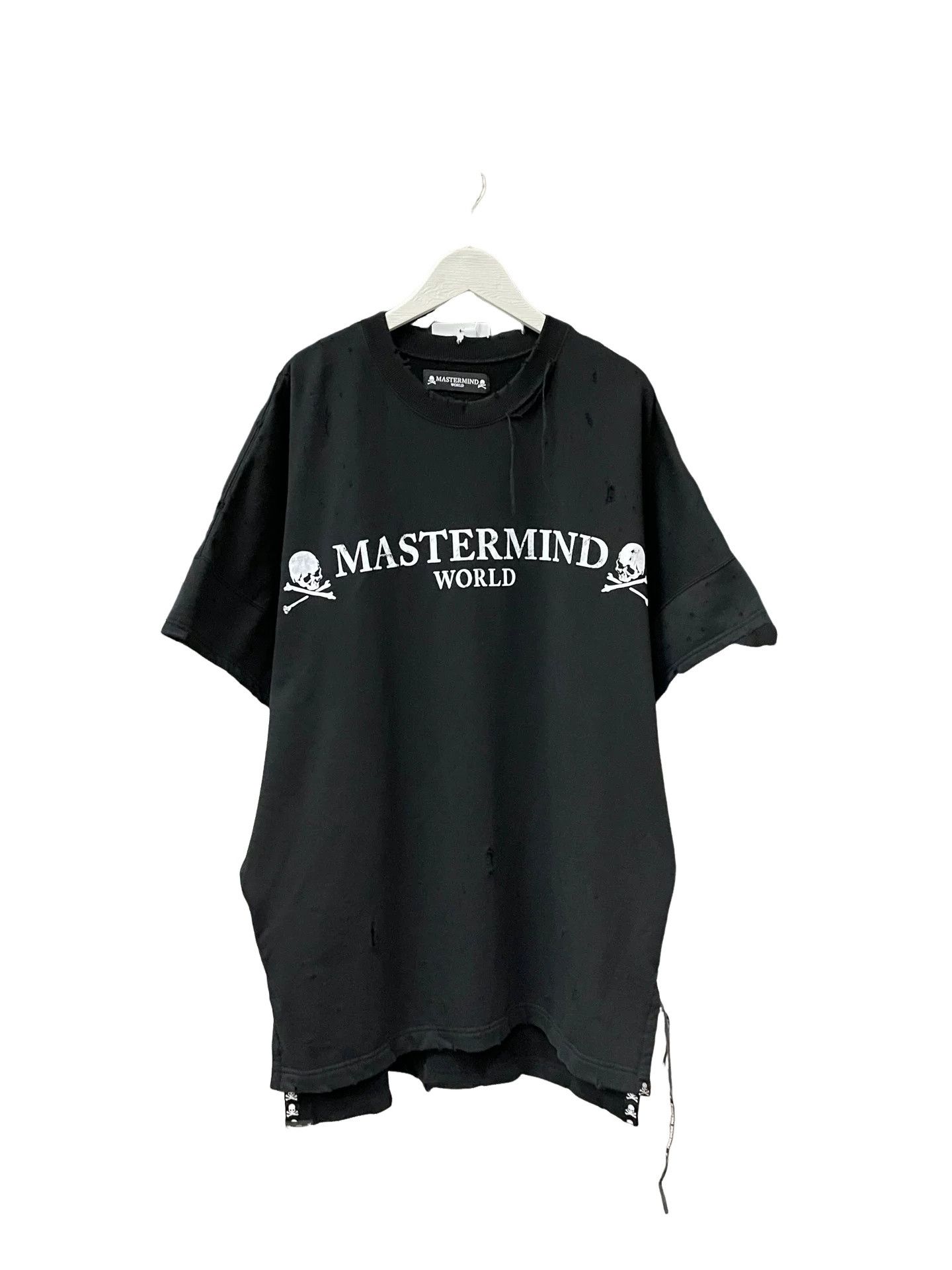 Mastermind World Mastermind World Skull Logo Distressed T-Shirt Size S Size US S / EU 44-46 / 1 - 1 Thumbnail