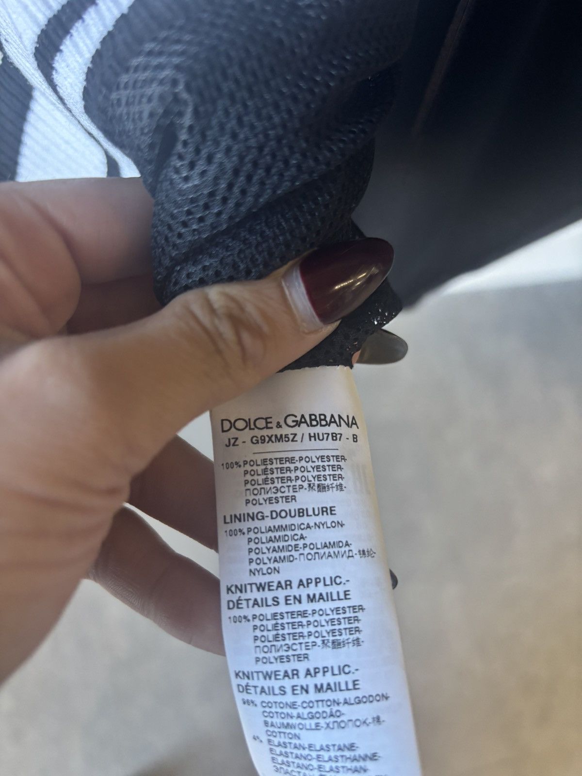 Dolce & Gabbana Dolce & Gabbana Logo Tape Satin Bomber Jacket in Black Size US L / EU 52-54 / 3 - 5 Thumbnail