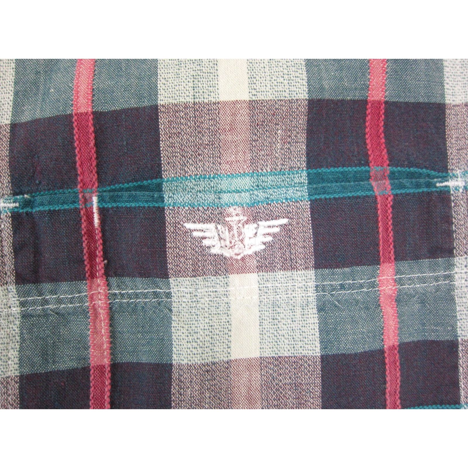 Dockers VINTAGE Dockers Shirt Mens XL Blue Gray Plaid Button Up 90s Short Sleeve Collared Pockets Size US XL / EU 56 / 4 - 3 Thumbnail