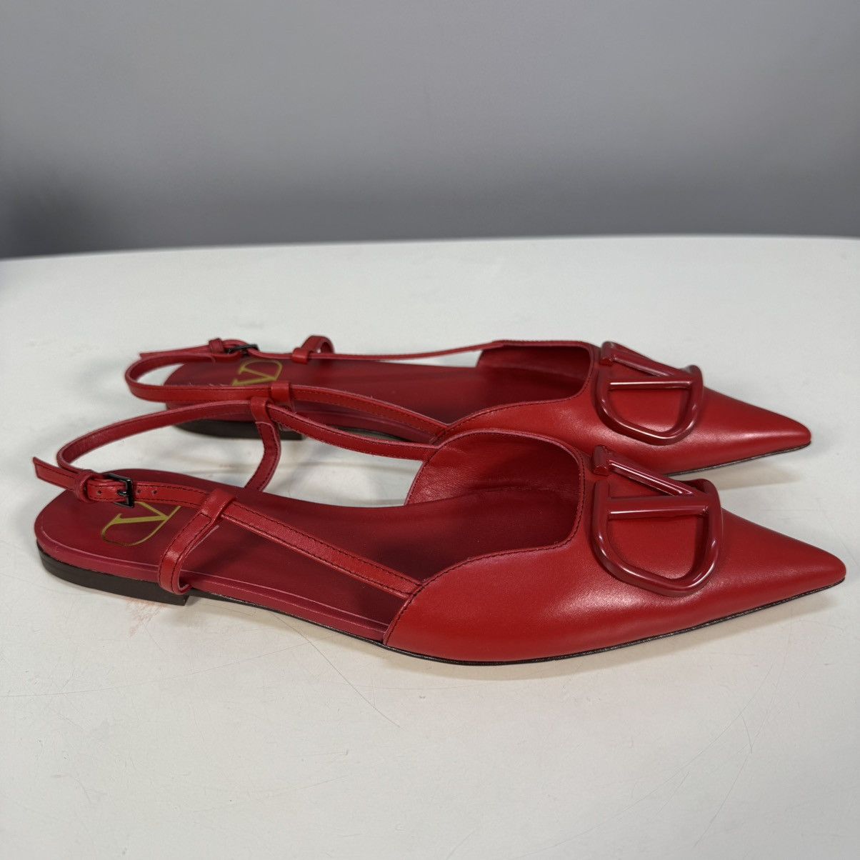 Valentino VALENTINO leather sandals red 40 Size US 10 / IT 40 - 5 Thumbnail
