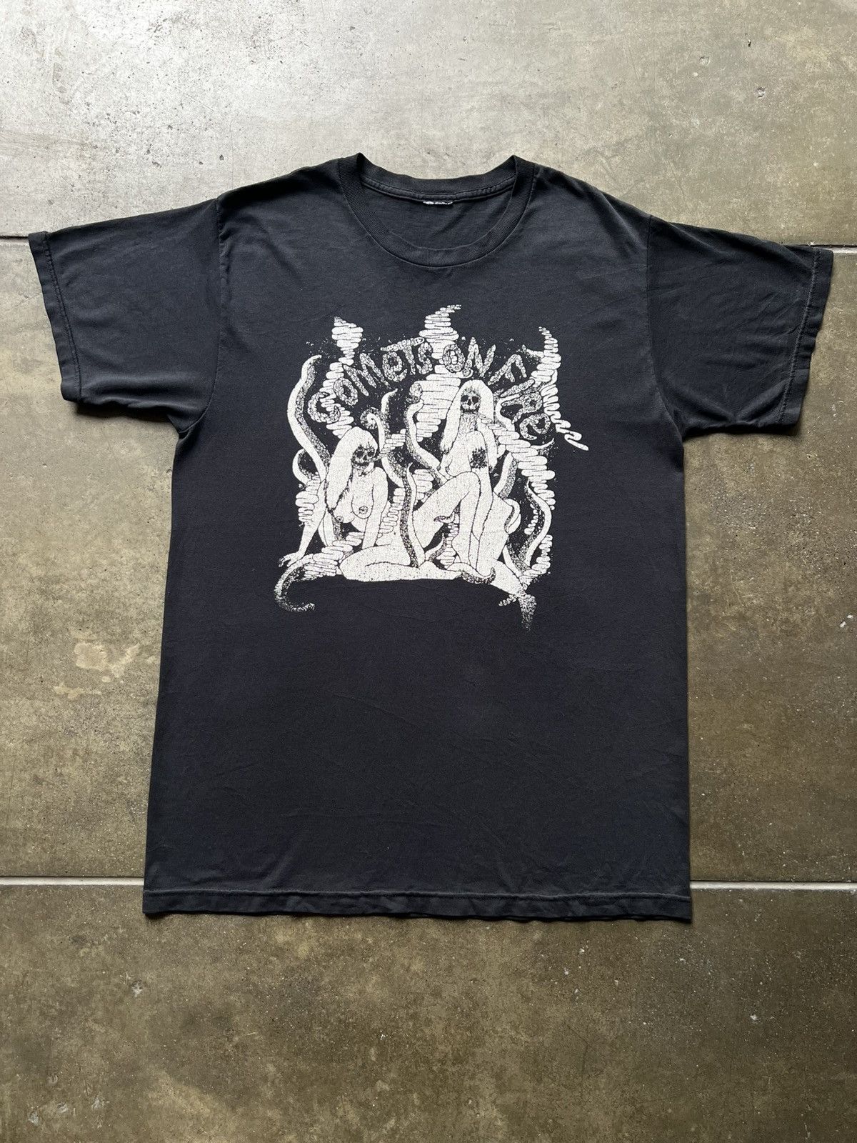 Vintage 2004 Comets On Fire Band Tee Shirt Tour Noise Rock Nirvana Size US L / EU 52-54 / 3 - 2 Thumbnail