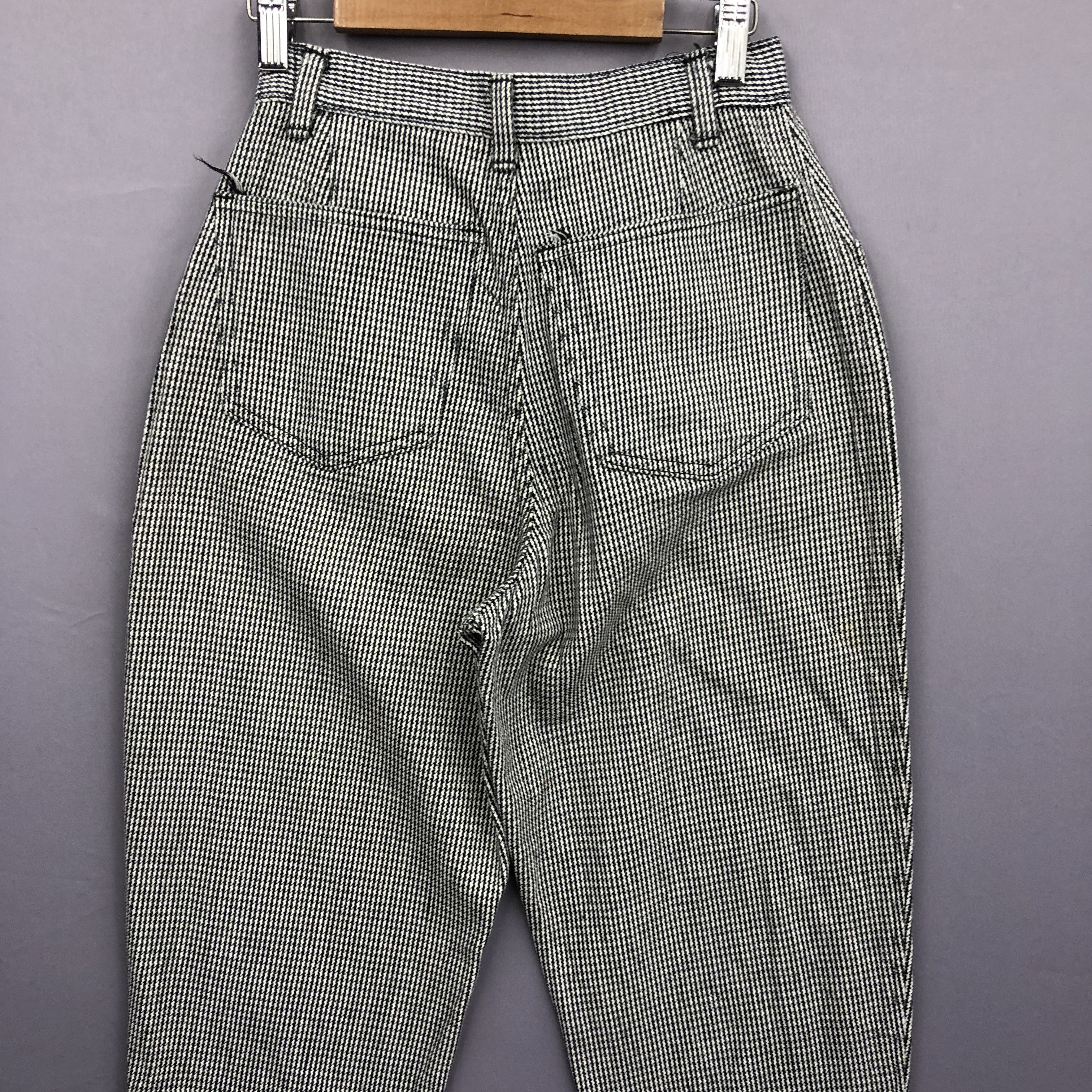 Japanese Brand Vintage 90s Japanese Houndstooth Jeans Denim Pants Size 24" / US 00 / IT 34 - 5 Thumbnail