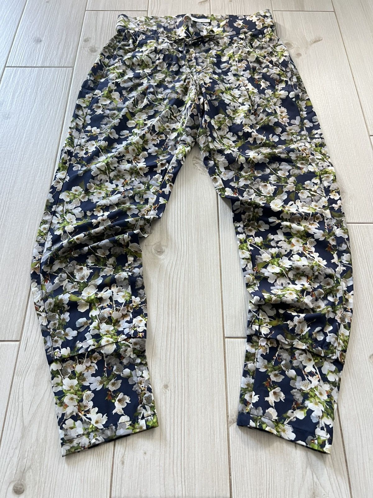 Vintage Raffaello Rossi Women’s Slim Fit Floral 36 Size Size 36" / US 14 / IT 50 - 3 Thumbnail