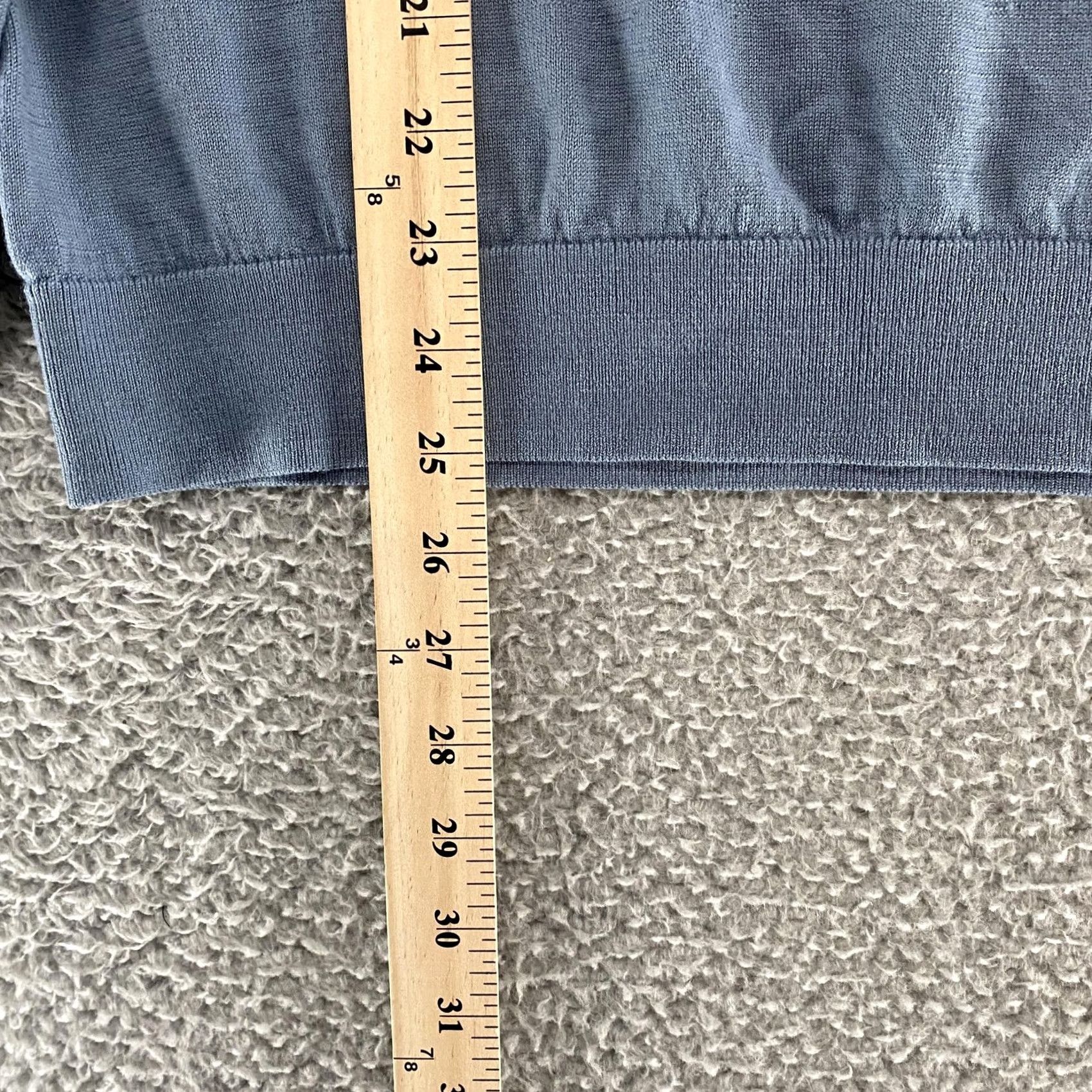 Reiss Reiss Wessex Sweater Mens L Blue 100% Merino Wool Crewneck Lightweight Knit Solid Size US L / EU 52-54 / 3 - 4 Thumbnail