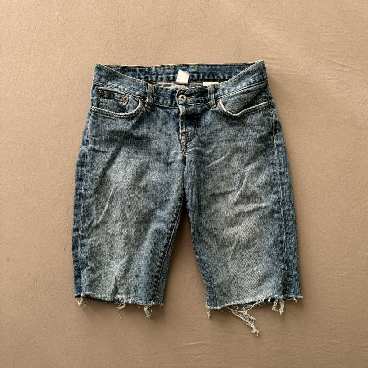 Lucky Brand × Vintage Vintage Lucky Brand Bermuda Denim Shorts Size 28" / US 6 / IT 42 - 1 Thumbnail