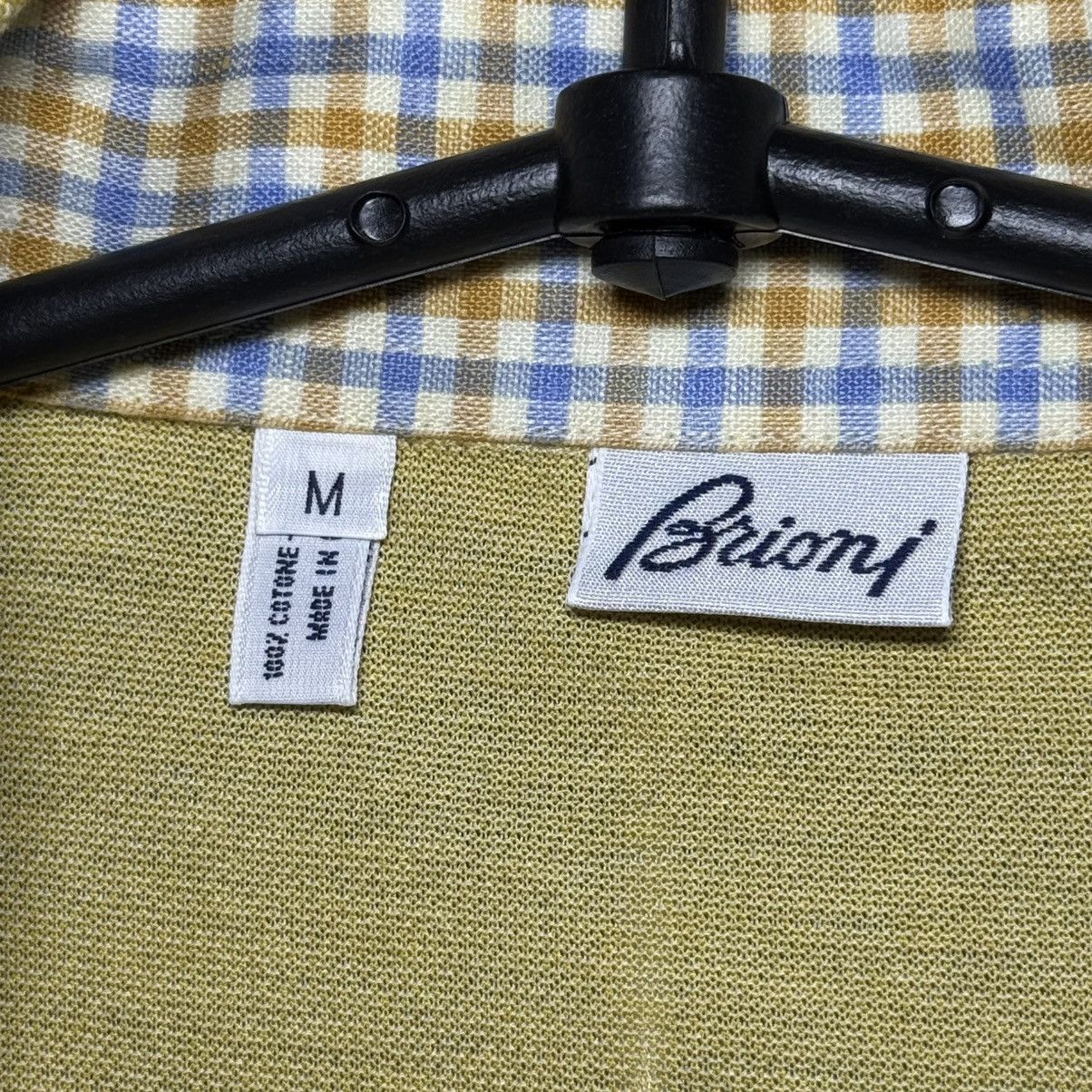 Brioni Vintage Brioni Gold Polo T-Shirt Old Money Size M Size US M / EU 48-50 / 2 - 6 Thumbnail