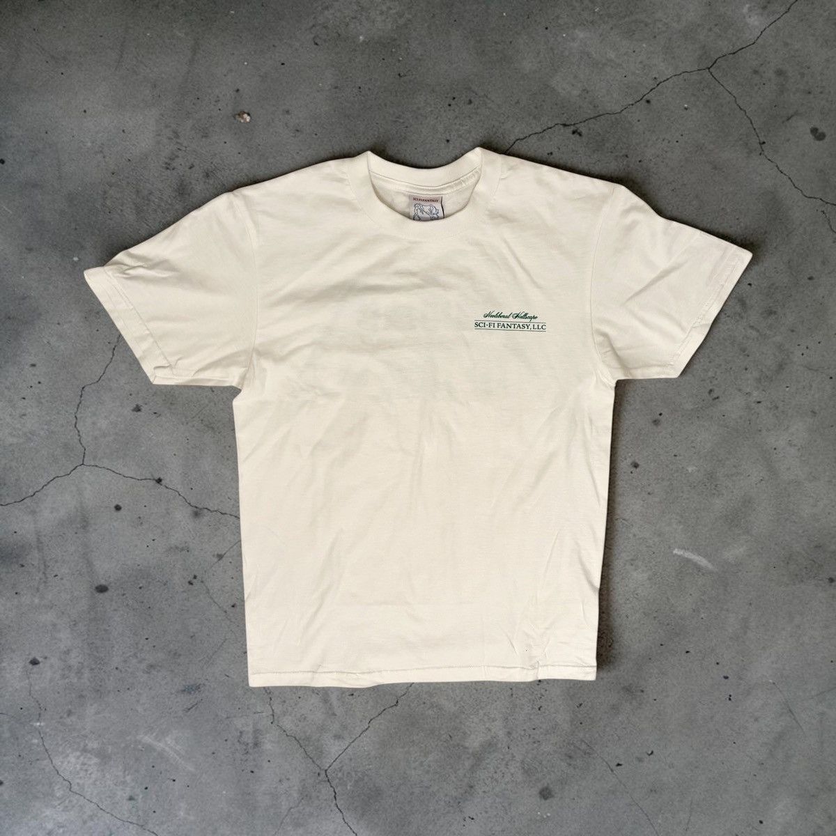 Sci-Fi Fantasy Sci-Fi Fantasy Neoliberal Hellscape Tee Cream Sz S Size US S / EU 44-46 / 1 - 1 Thumbnail