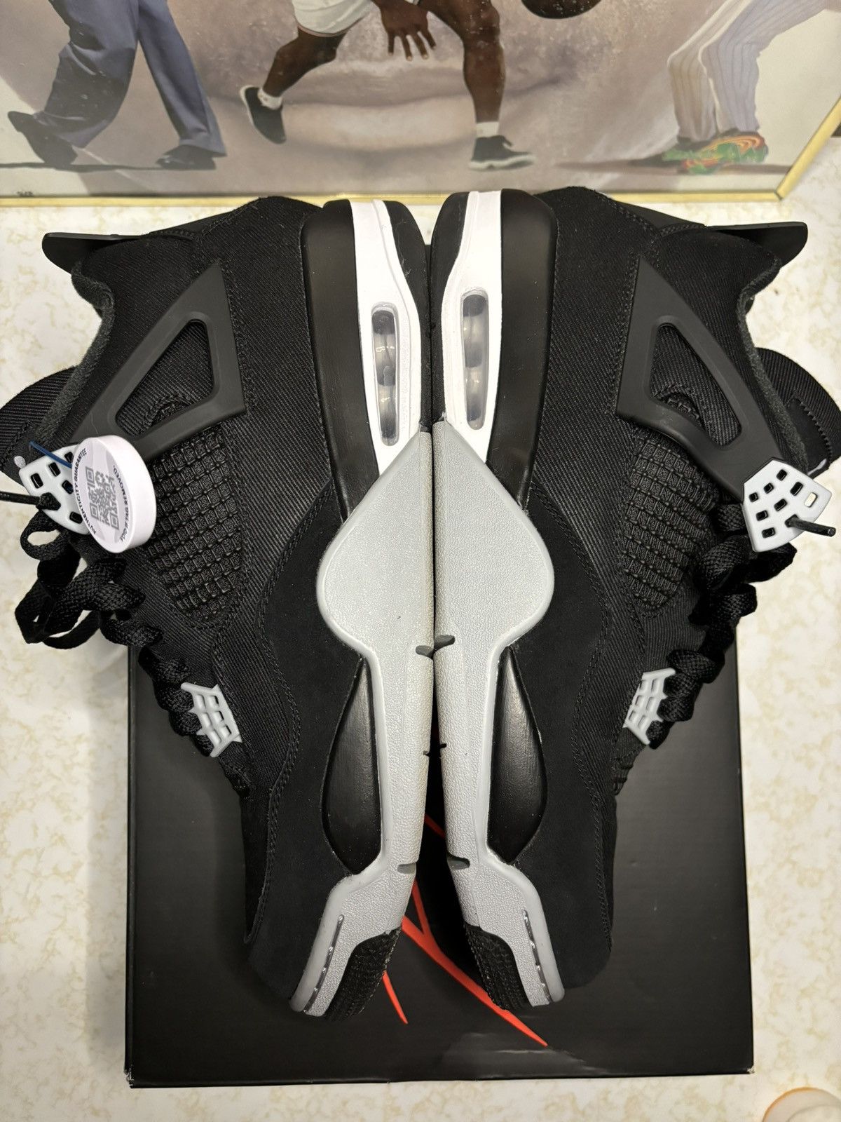 Jordan Brand Jordan Retro 4 ‘canvas’ Size US 12 / EU 45 - 4 Thumbnail