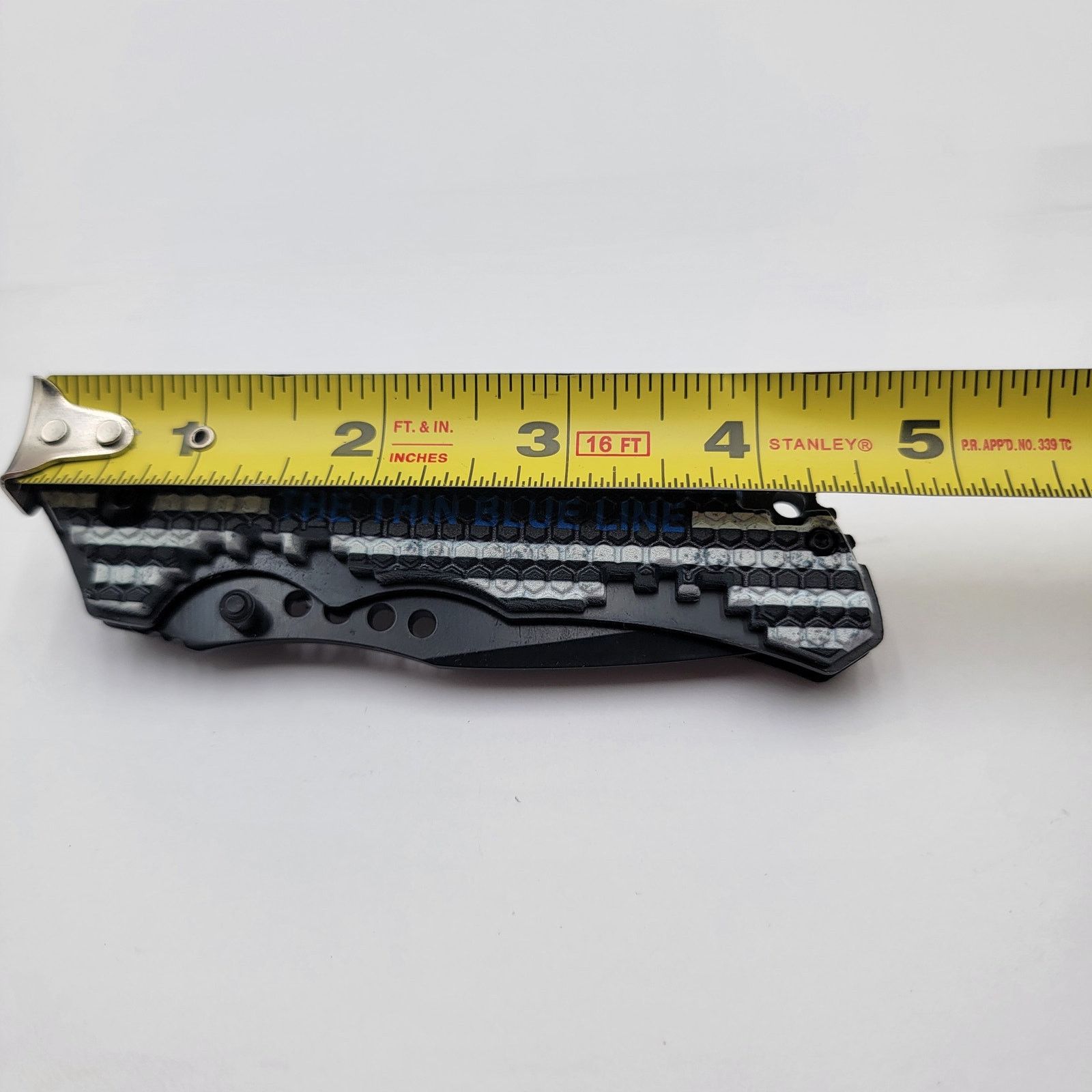 Blue Gear The Thin Blue Line Limited Edition 4.5" Folding Pocket Knife Size ONE SIZE - 8 Thumbnail
