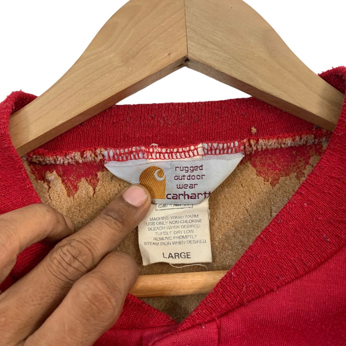 Carhartt Vintage Carhatt Sweater Jacket Size US L / EU 52-54 / 3 - 9 Thumbnail