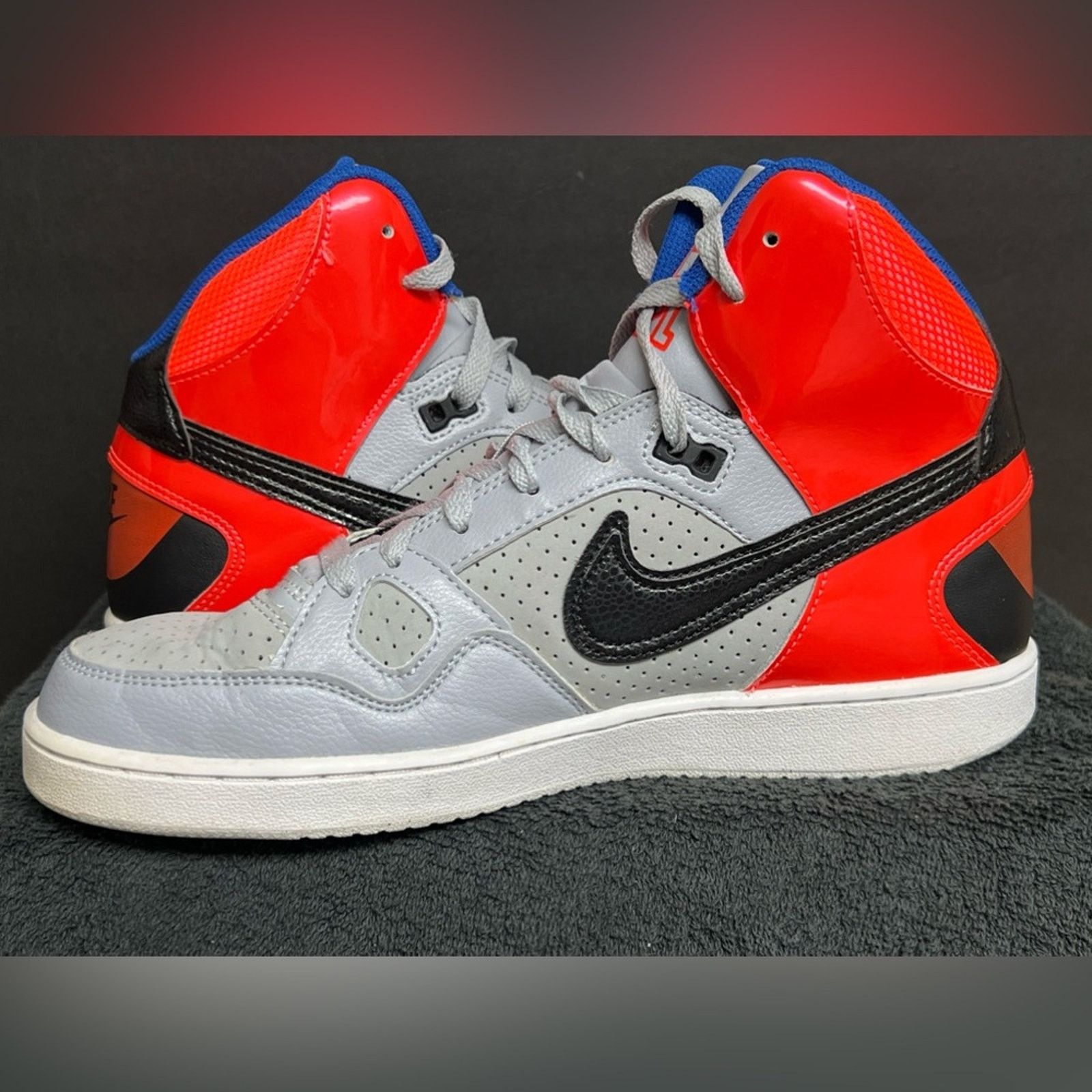 Nike Nike Son Of Force Men’s Gray/Orange/Blue - Shoes CLEAN RARE Size US 9 / EU 42 - 3 Thumbnail