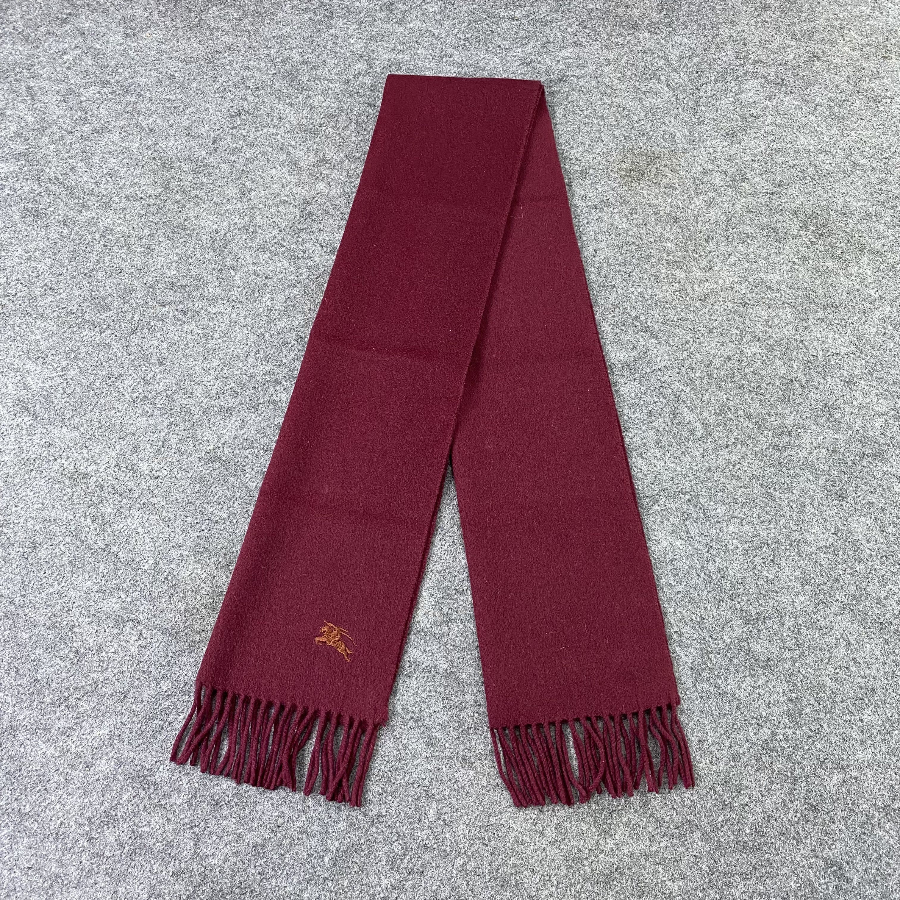 Burberry Burberry Cashmere Muffler / Scarf / Neckwear - T1314 Size ONE SIZE - 4 Thumbnail