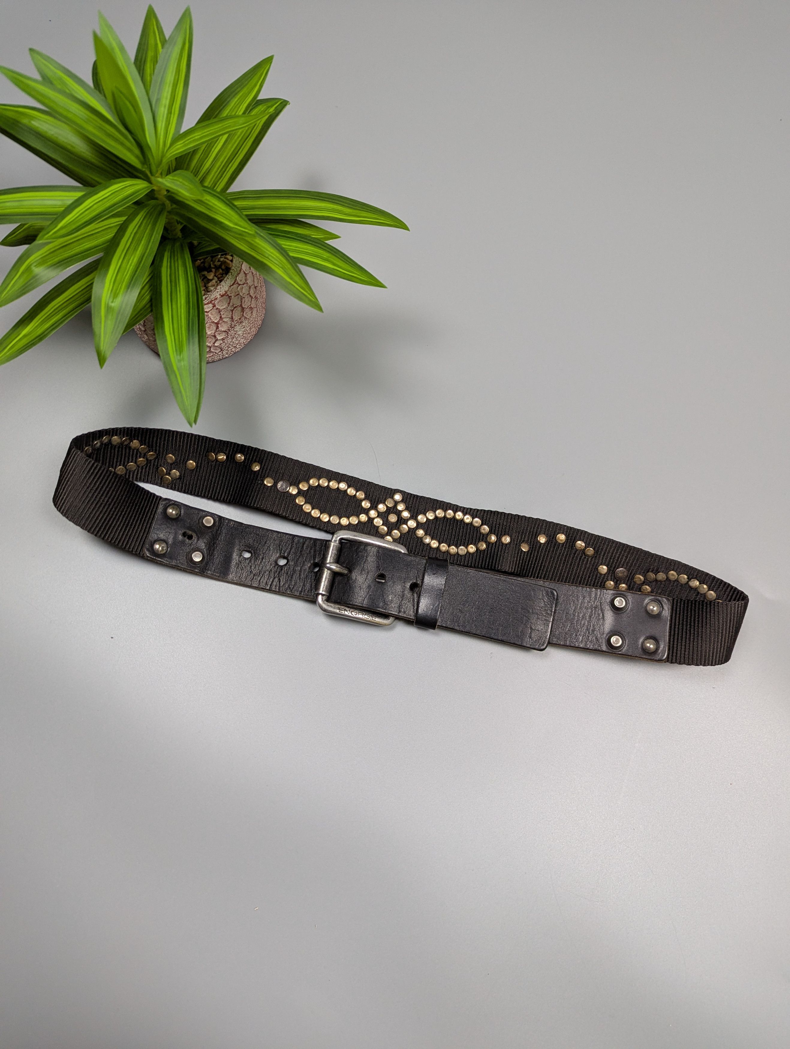 Energie Vintage Rare 90s Energie by Miss Sixty Studded Belt Size 36 - 1 Thumbnail